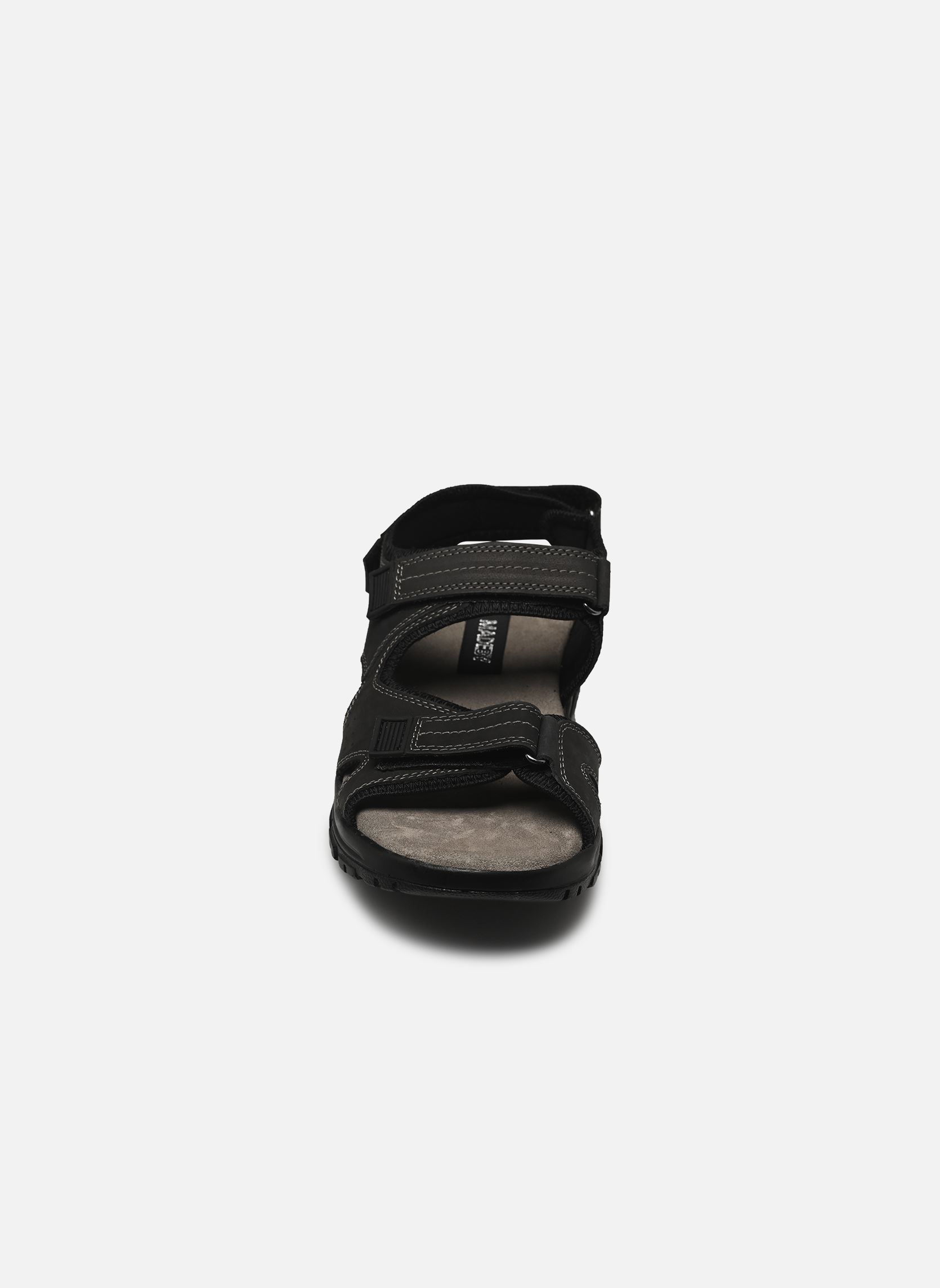 Badeschlappen Sandales THEMEY LEATHER herren schwarz MADE BY Badeschlappen Sandales THEMEY LEATHER herren schwarz NOIR