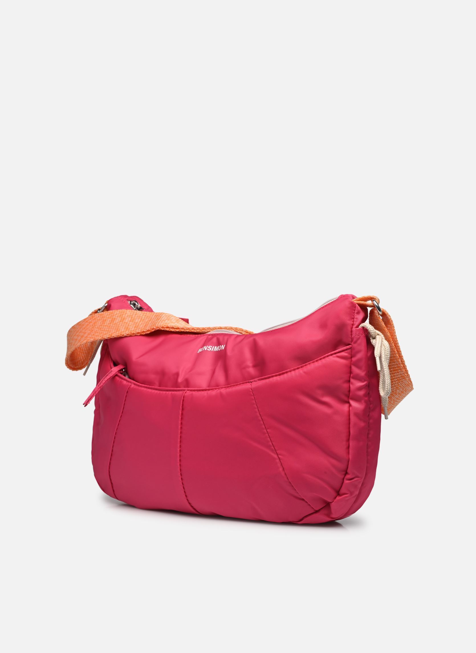 Schoudertassen HALF MOON BAG dames roze Bensimon Schoudertassen HALF MOON BAG dames roze Azalée