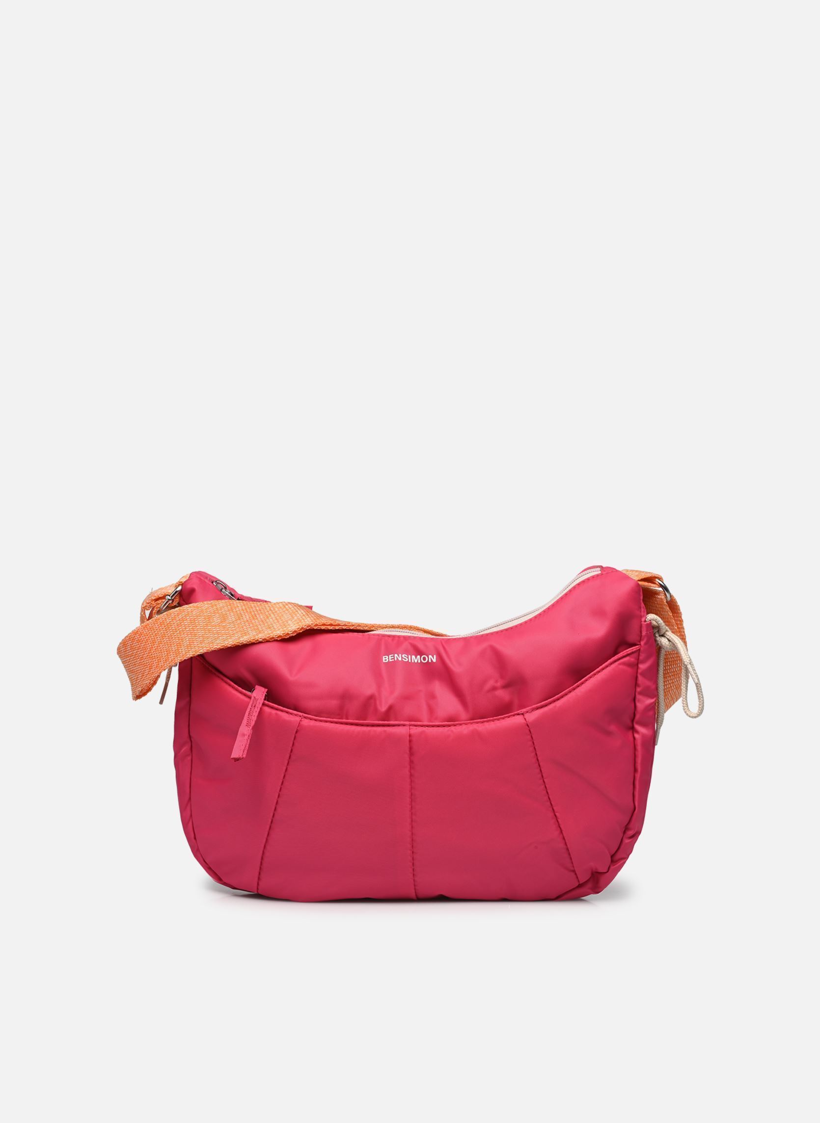 Schoudertassen HALF MOON BAG dames roze Bensimon Schoudertassen HALF MOON BAG dames roze Azalée