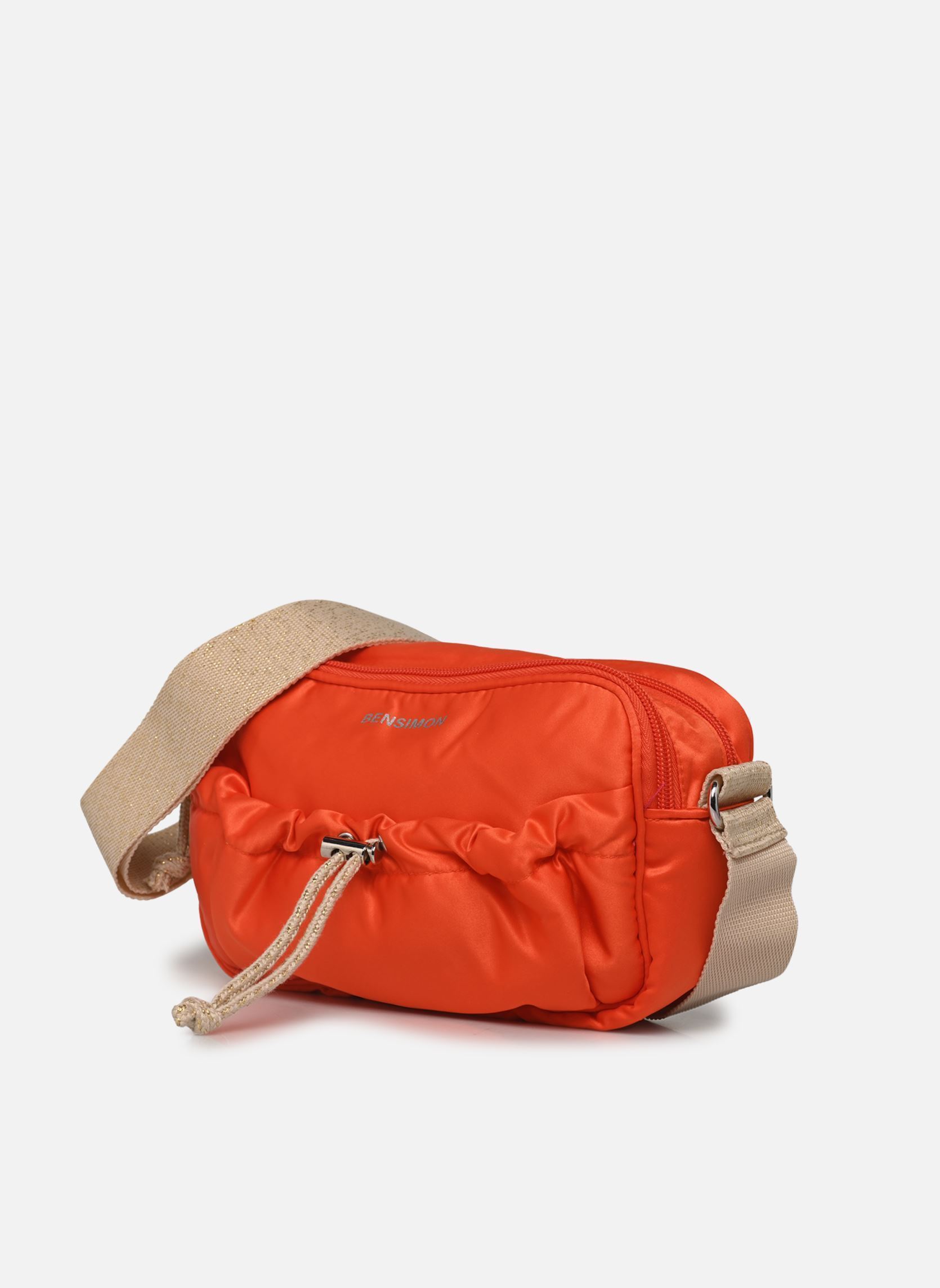 Sacs bandoulière SMALL BAG MADRAS femme orange Bensimon Sacs bandoulière SMALL BAG MADRAS femme orange Mandarine