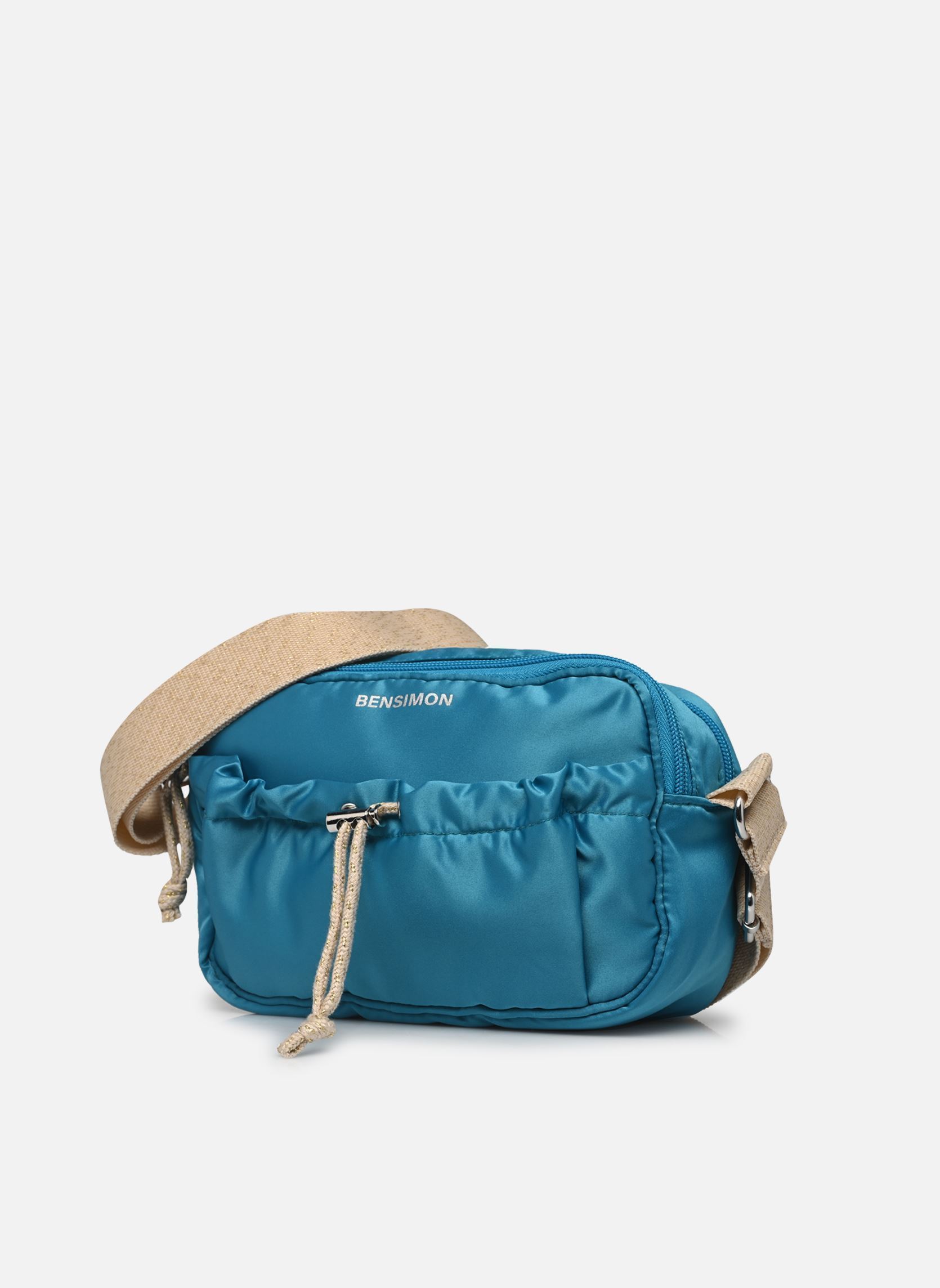 Schoudertassen SMALL BAG MADRAS dames blauw Bensimon Schoudertassen SMALL BAG MADRAS dames blauw Turquoise