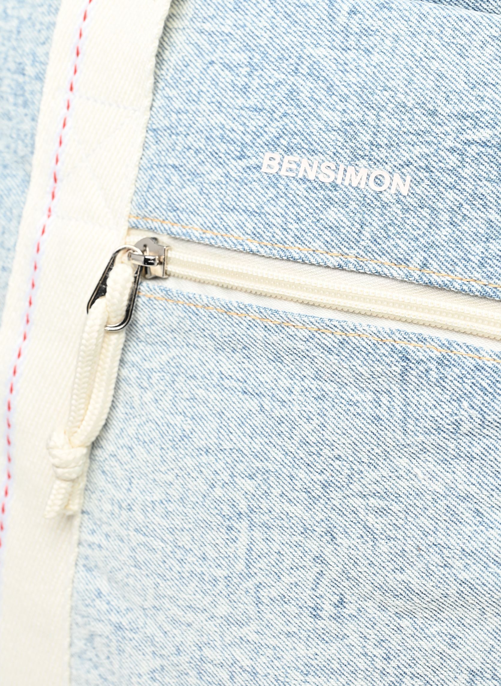 Sacs de voyage WKEND BAG MANCHESTER femme bleu Bensimon Sacs de voyage WKEND BAG MANCHESTER femme bleu Light denim