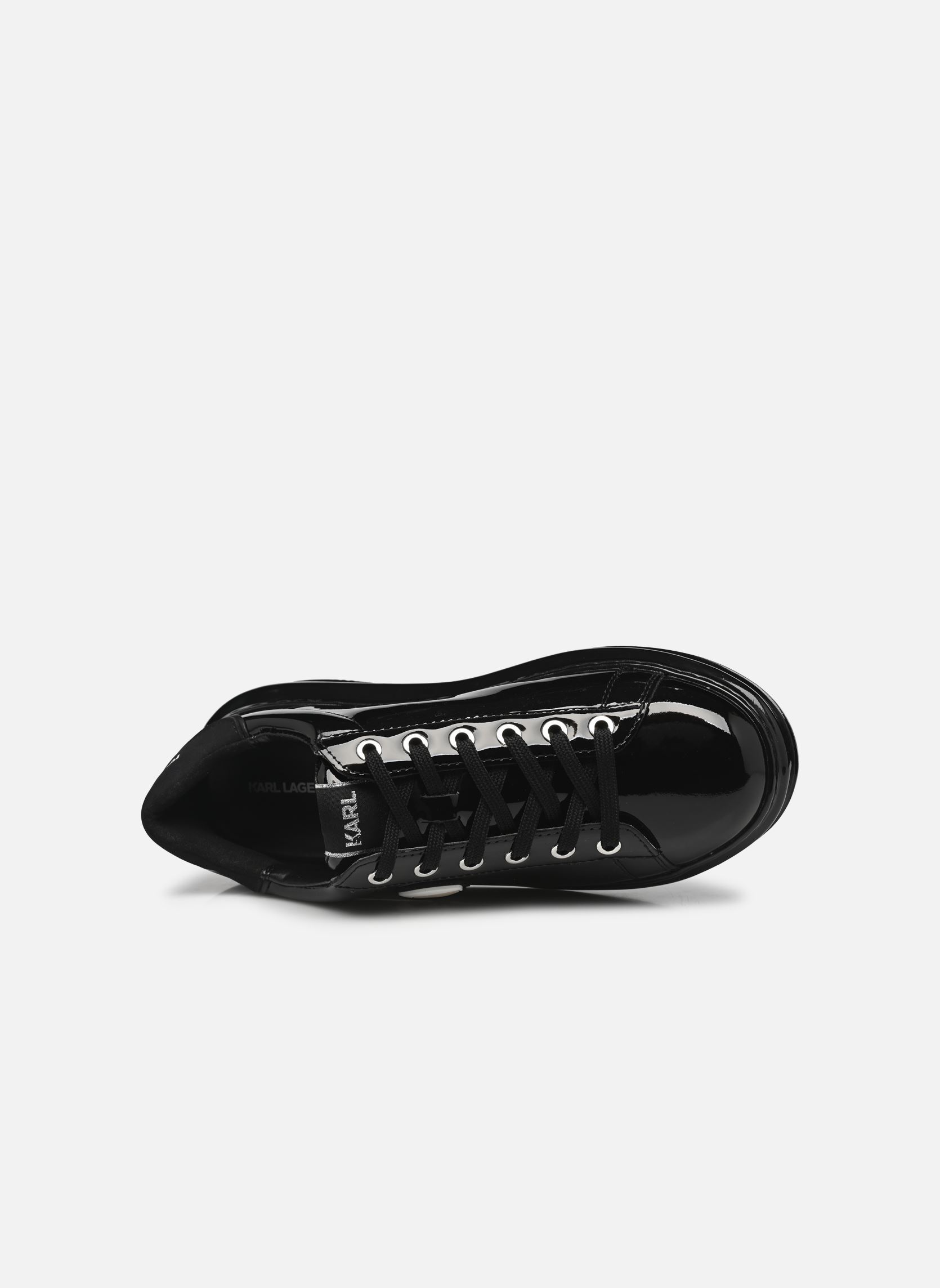 Baskets basses KAPRI NFT Shine Lo Lace femme noir Karl Lagerfeld Baskets basses KAPRI NFT Shine Lo Lace femme noir Black Patent Lthr