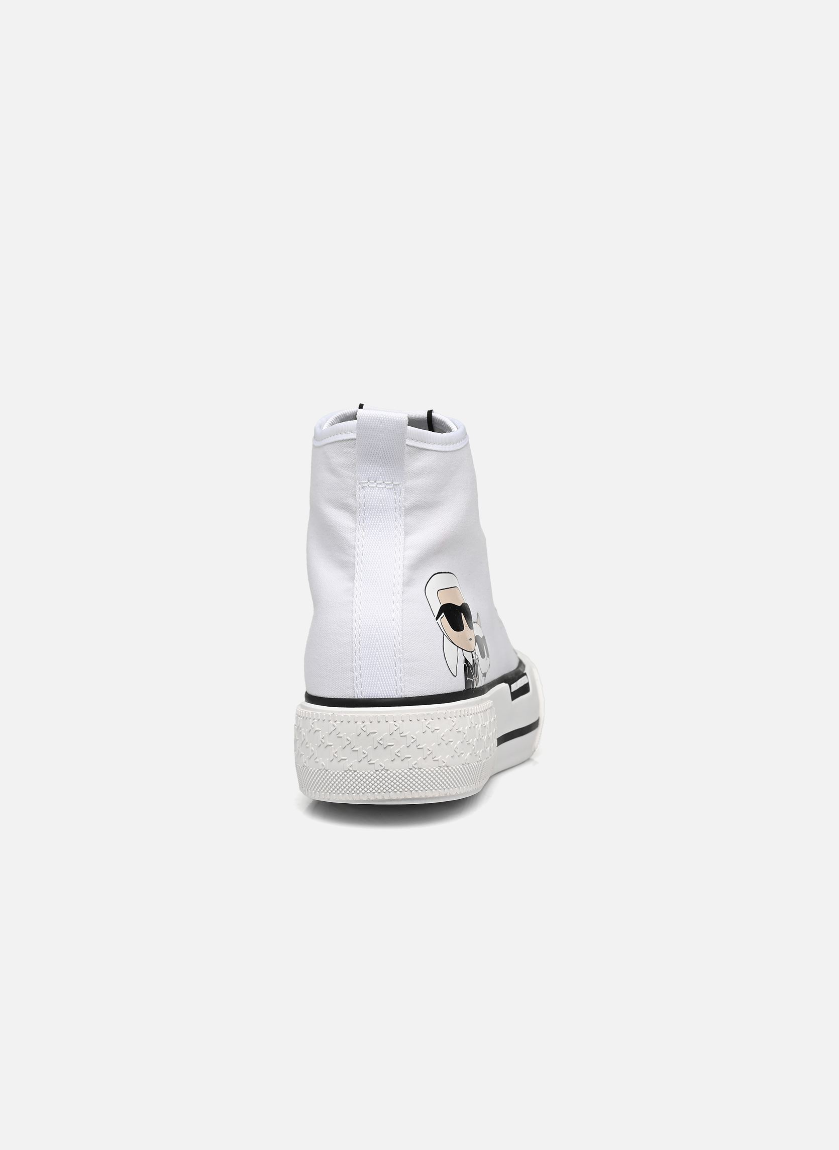 Leinen-Sneaker KAMPUS MAX III Twin NFT Hi Lace damen weiß Karl Lagerfeld Leinen-Sneaker KAMPUS MAX III Twin NFT Hi Lace damen weiß White canvas