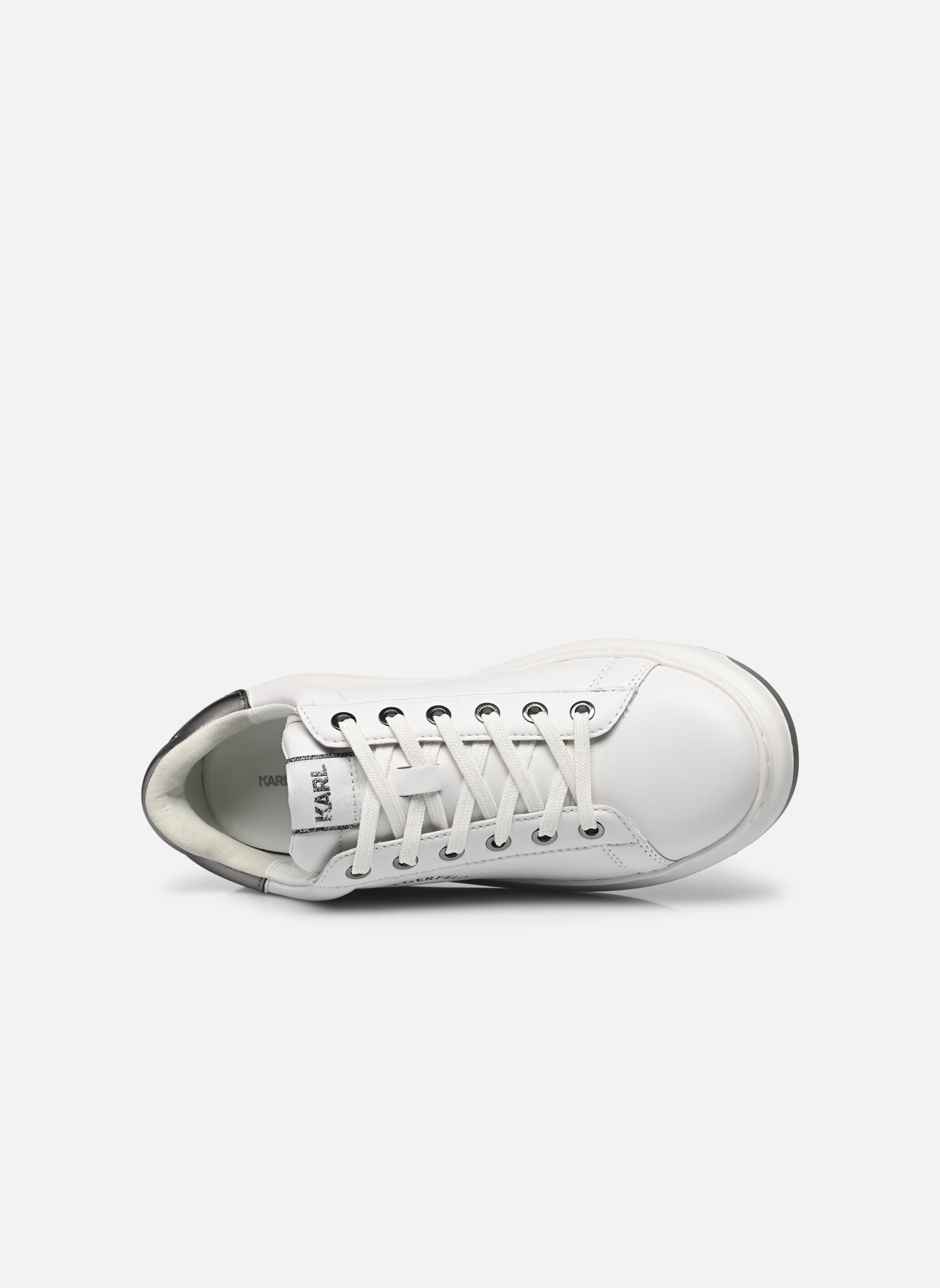 Baskets basses KAPRI LUG Maison Karl Lace femme blanc Karl Lagerfeld Baskets basses KAPRI LUG Maison Karl Lace femme blanc White Lthr W/Silver