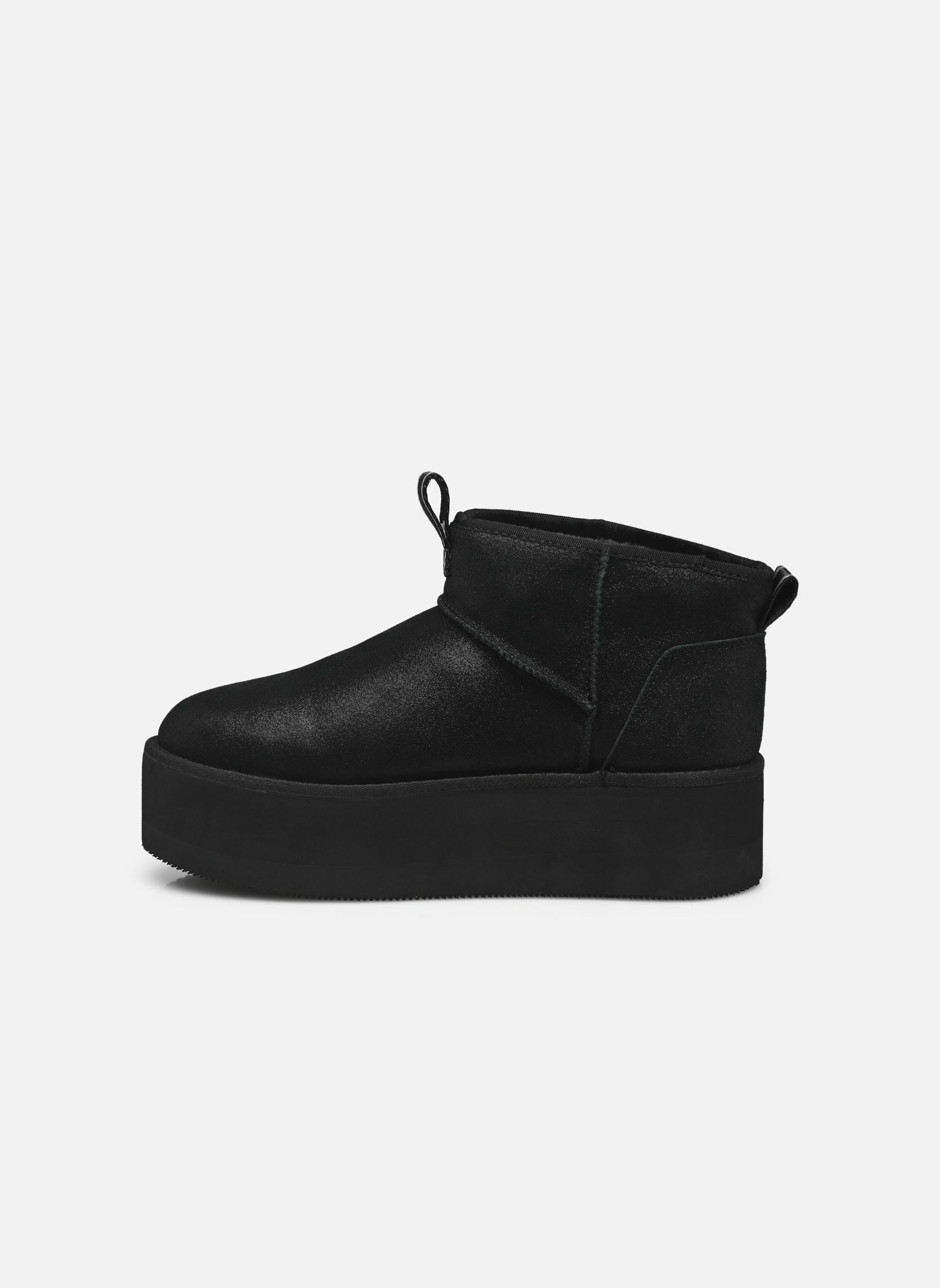 Bottines fourrées THERMO Lo Slip On Boot femme noir Karl Lagerfeld Bottines fourrées THERMO Lo Slip On Boot femme noir Black Shimmer Suede