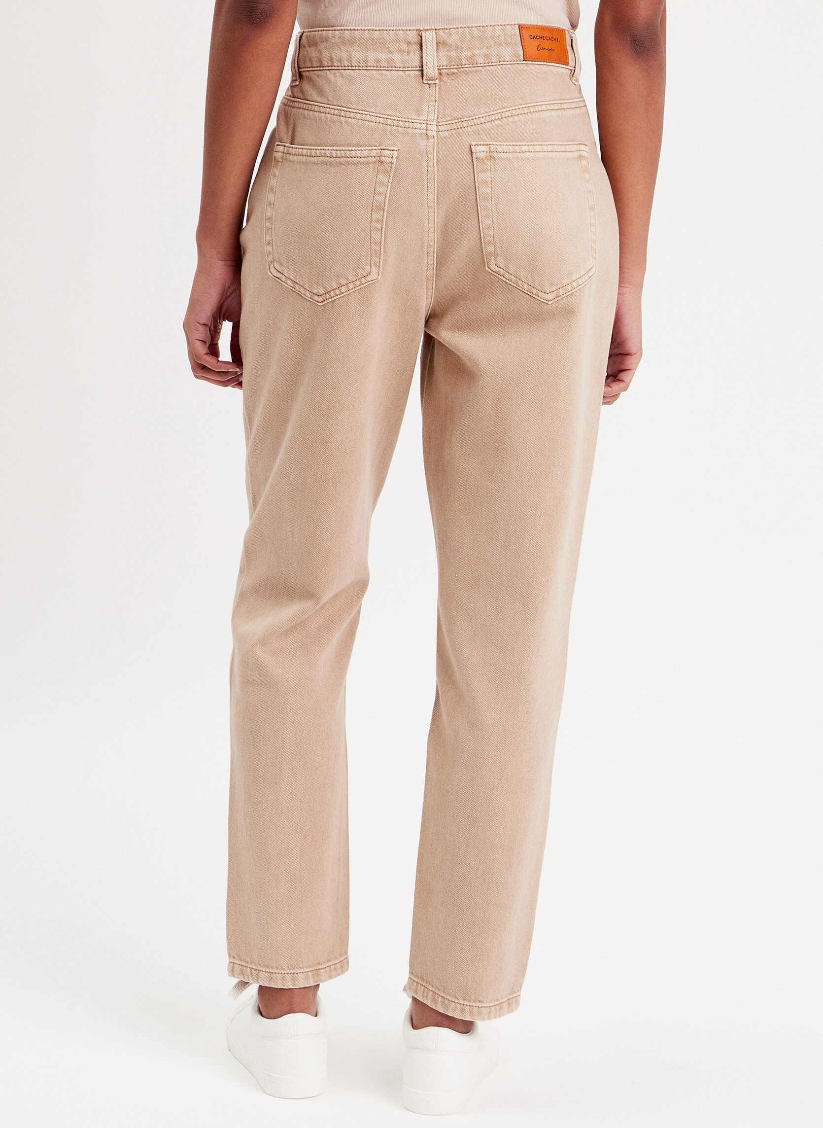 Jeans droit MUMNEWCO femme beige Cache Cache Jeans droit MUMNEWCO femme beige Beige