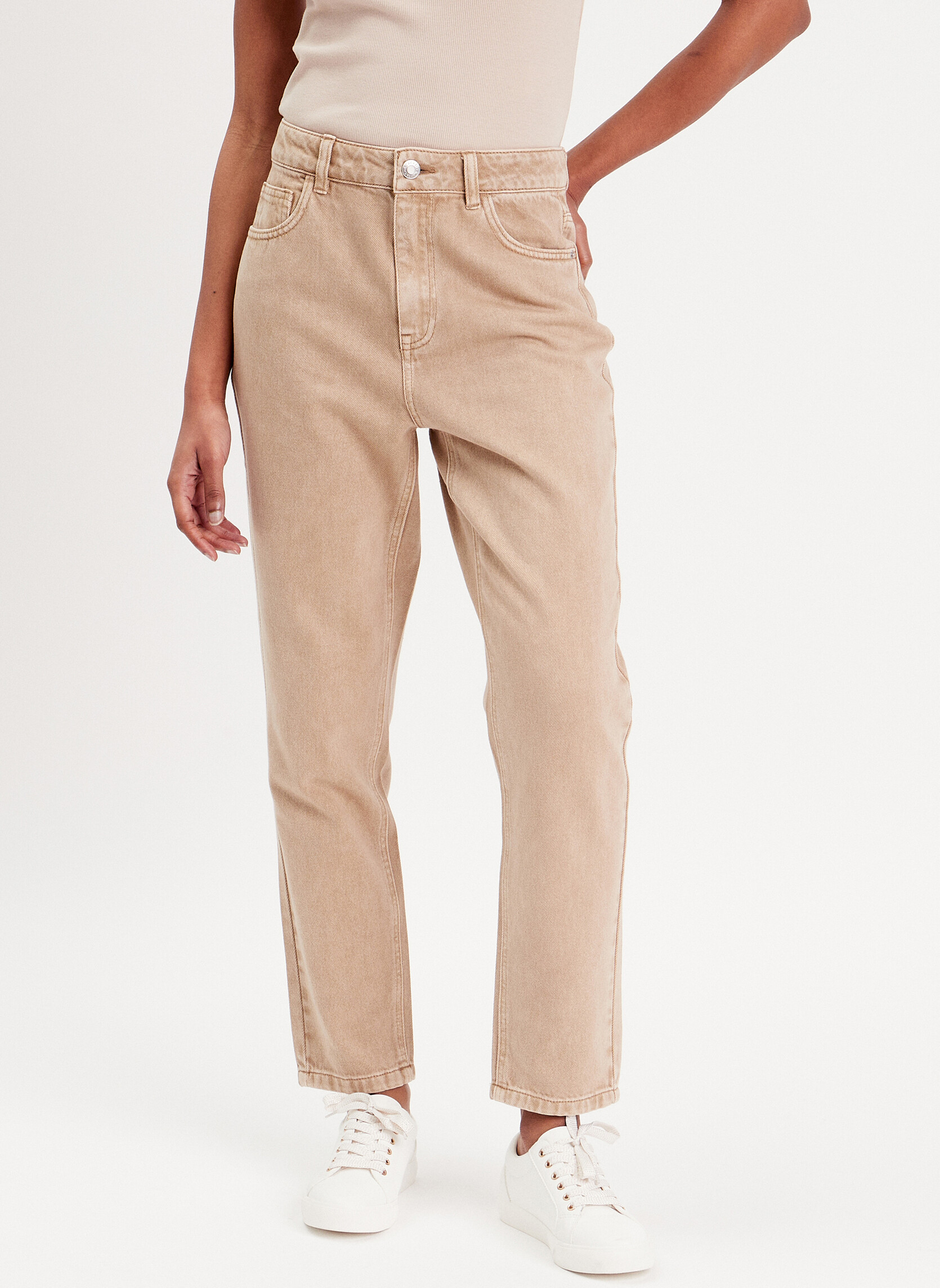 Jeans droit MUMNEWCO femme beige Cache Cache Jeans droit MUMNEWCO femme beige Beige