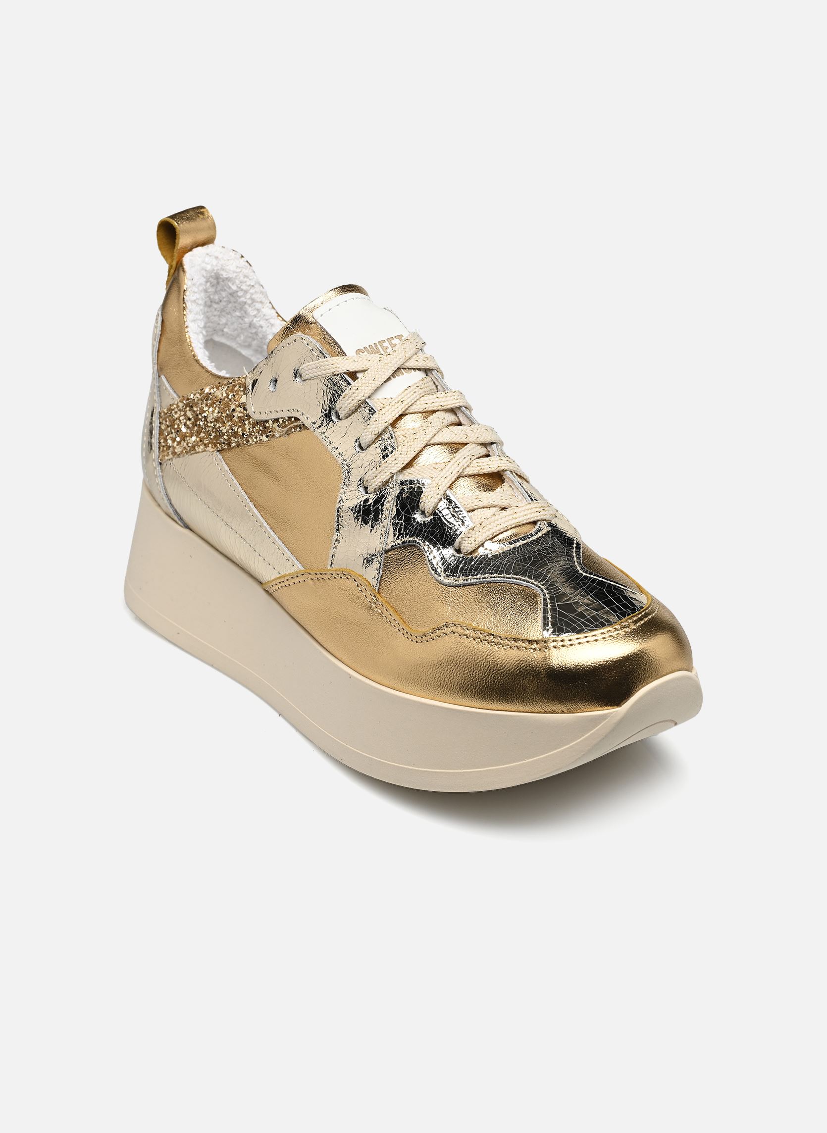 Sneakers L.73.BIBLOS dames goud en brons Sweet Lemon Sneakers L.73.BIBLOS dames goud en brons MULTI ORO