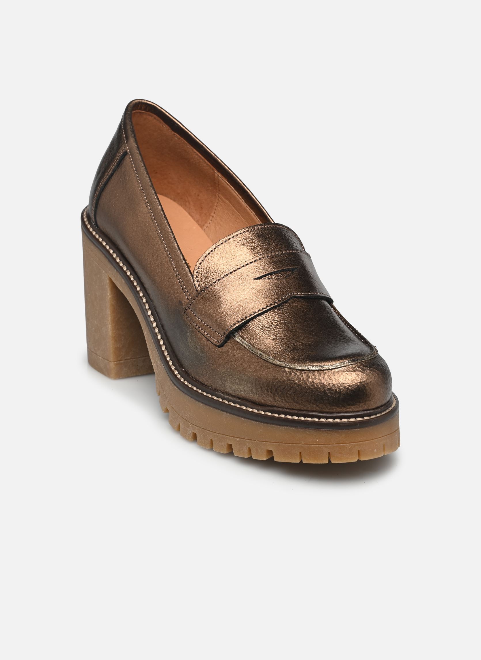 Mocassini L.62.NINONA donna oro e bronzo Sweet Lemon Mocassini L.62.NINONA donna oro e bronzo Bronce