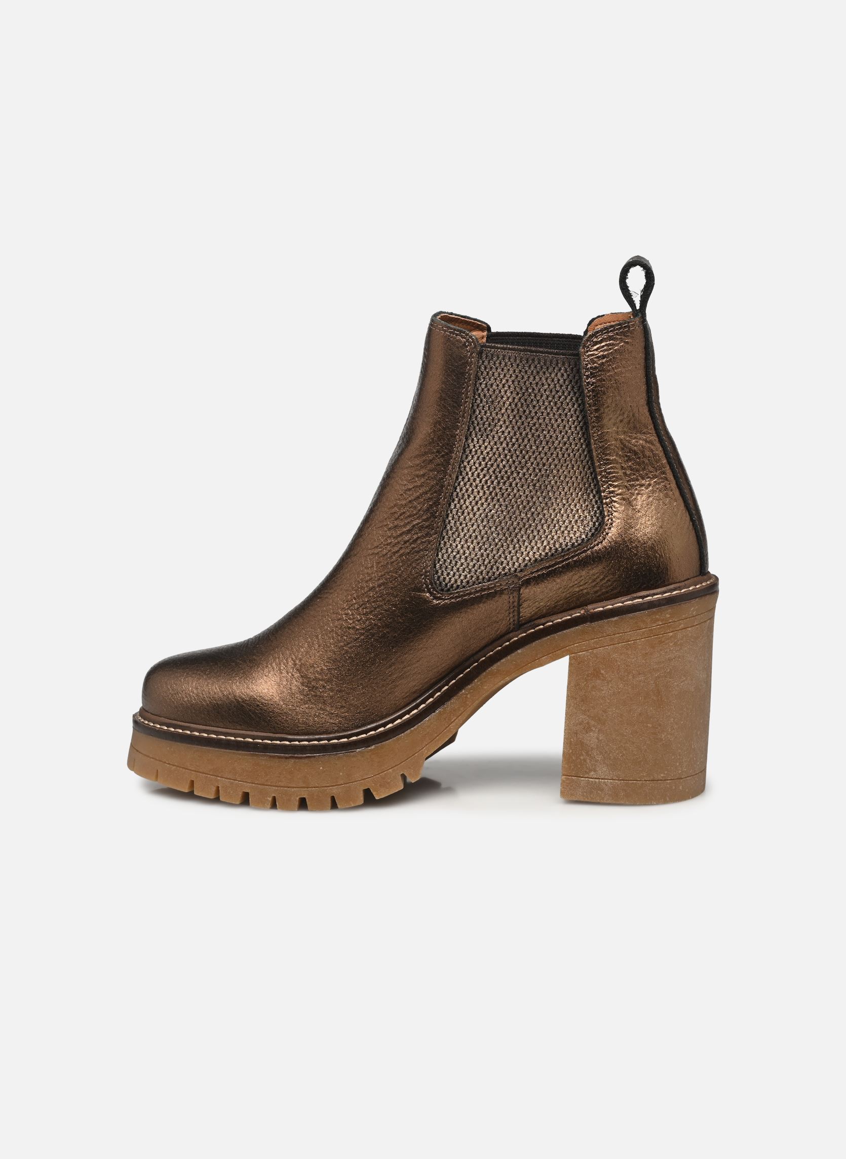 Bottines et boots L.62.NAMANDINE femme or et bronze Sweet Lemon Bottines et boots L.62.NAMANDINE femme or et bronze 8263/Metalizado