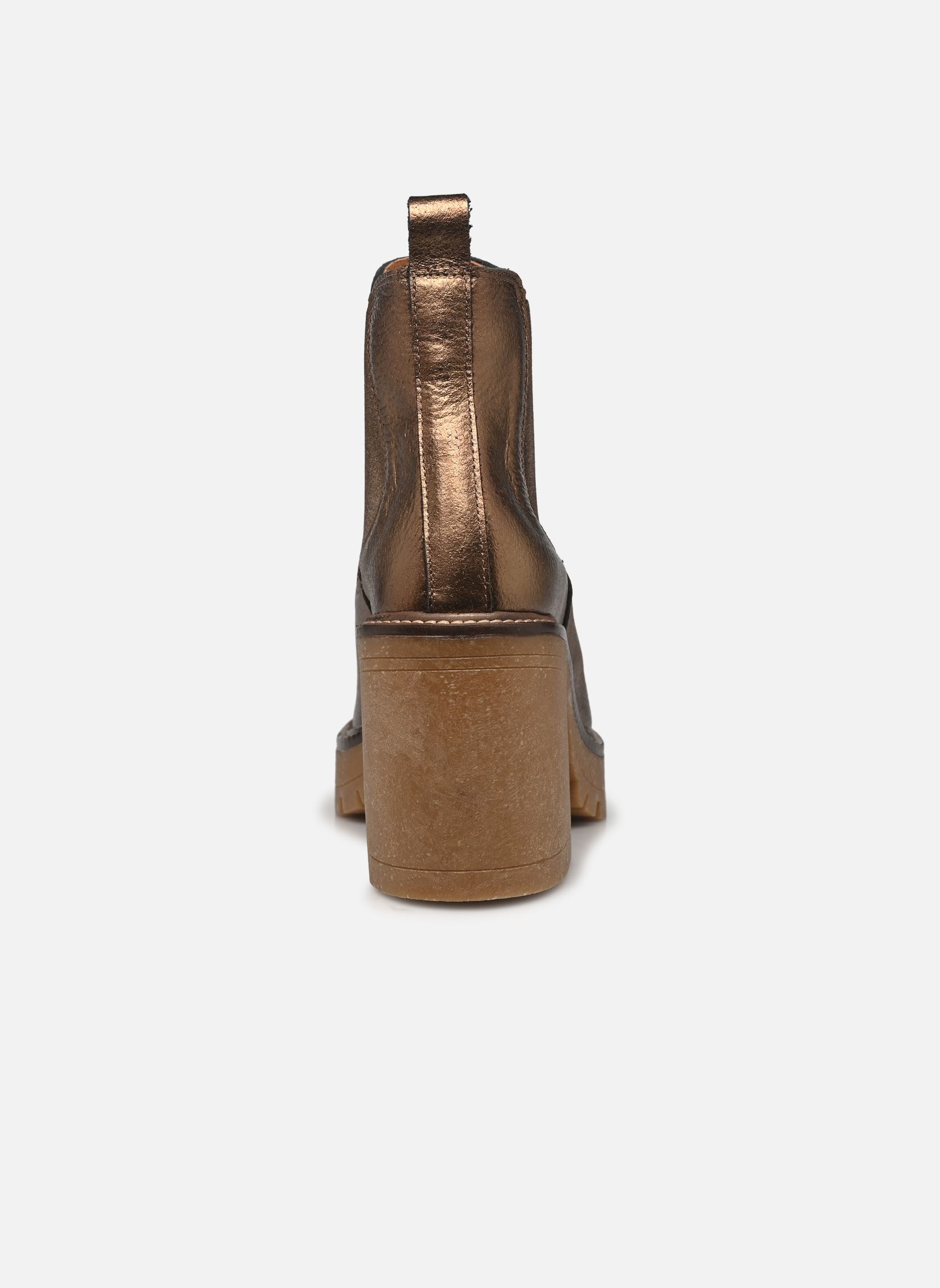 Bottines et boots L.62.NAMANDINE femme or et bronze Sweet Lemon Bottines et boots L.62.NAMANDINE femme or et bronze 8263/Metalizado