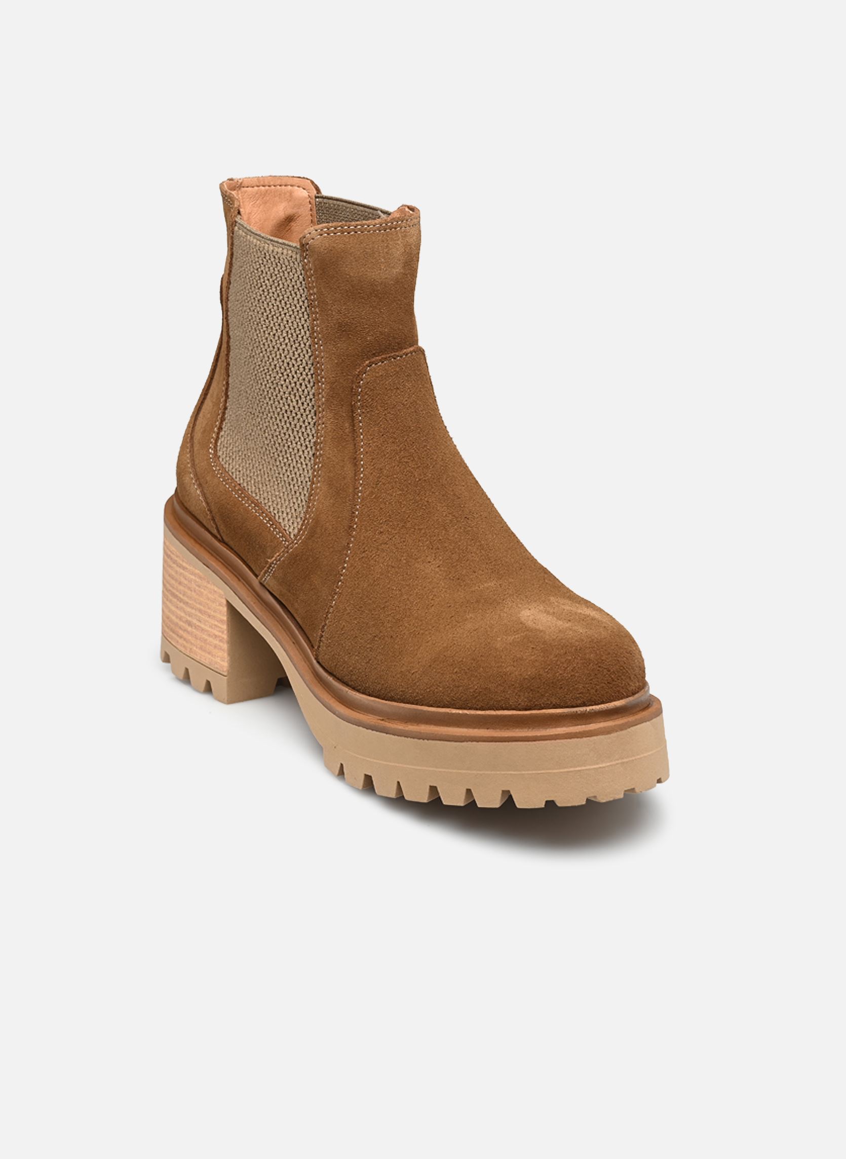 Botines y botas L.62.NILOX mujer marrón Sweet Lemon Botines y botas L.62.NILOX mujer marrón Roble