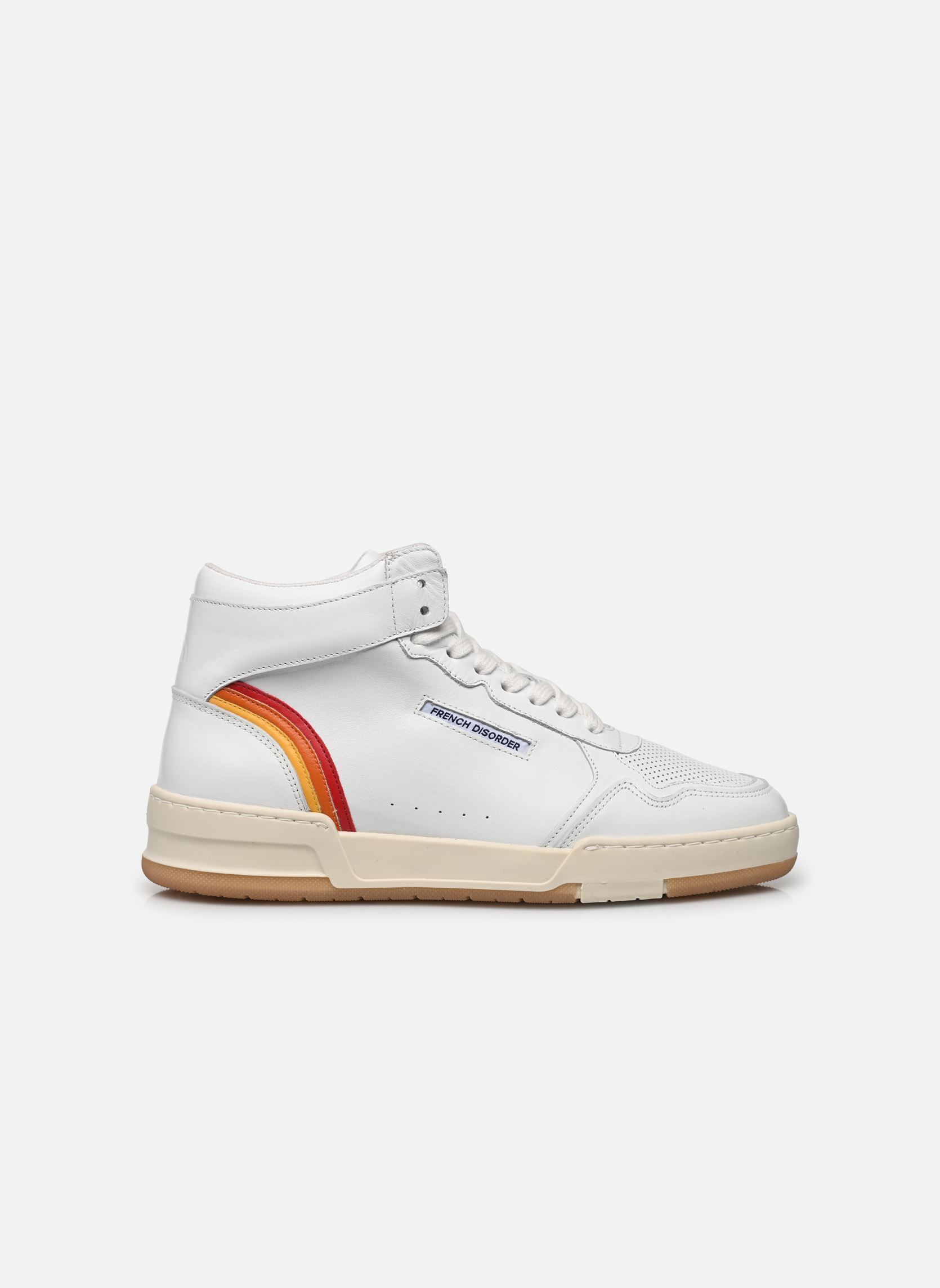 Knöchelhohe Sneaker Mid Rainbow M herren weiß French Disorder Knöchelhohe Sneaker Mid Rainbow M herren weiß BLANC