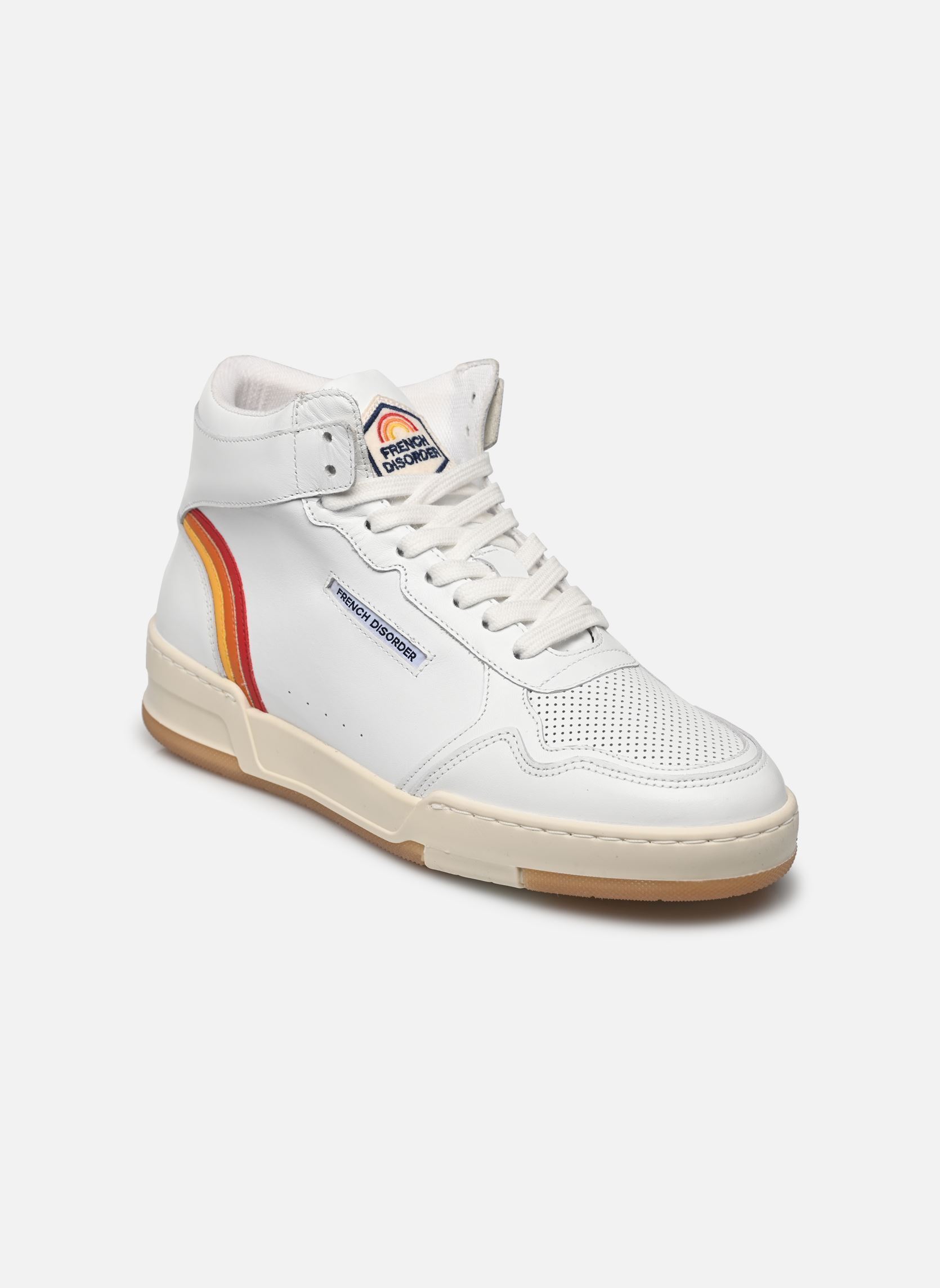 Knöchelhohe Sneaker Mid Rainbow M herren weiß French Disorder Knöchelhohe Sneaker Mid Rainbow M herren weiß BLANC