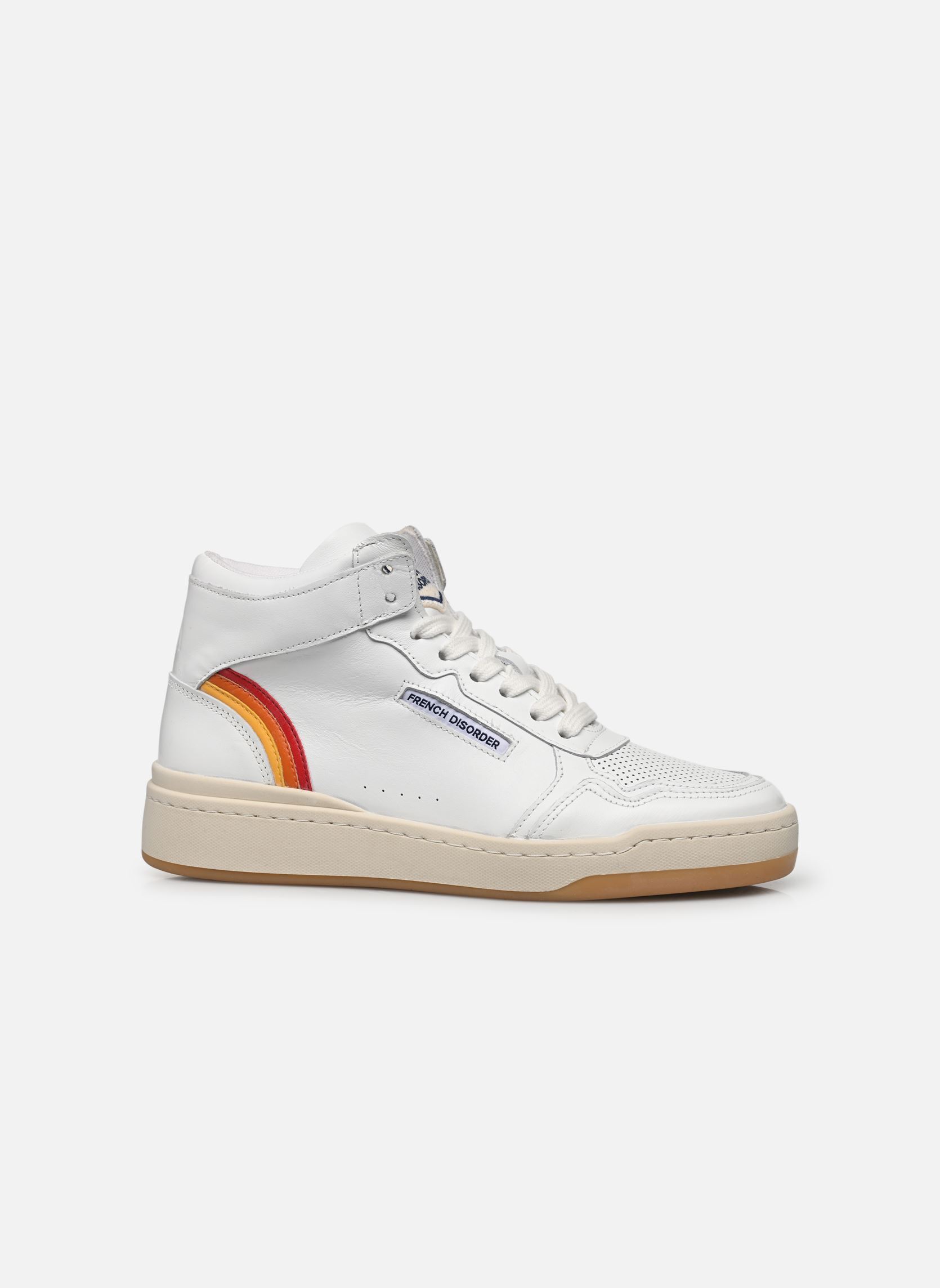Knöchelhohe Sneaker Mid Rainbow W damen weiß French Disorder Knöchelhohe Sneaker Mid Rainbow W damen weiß BLANC