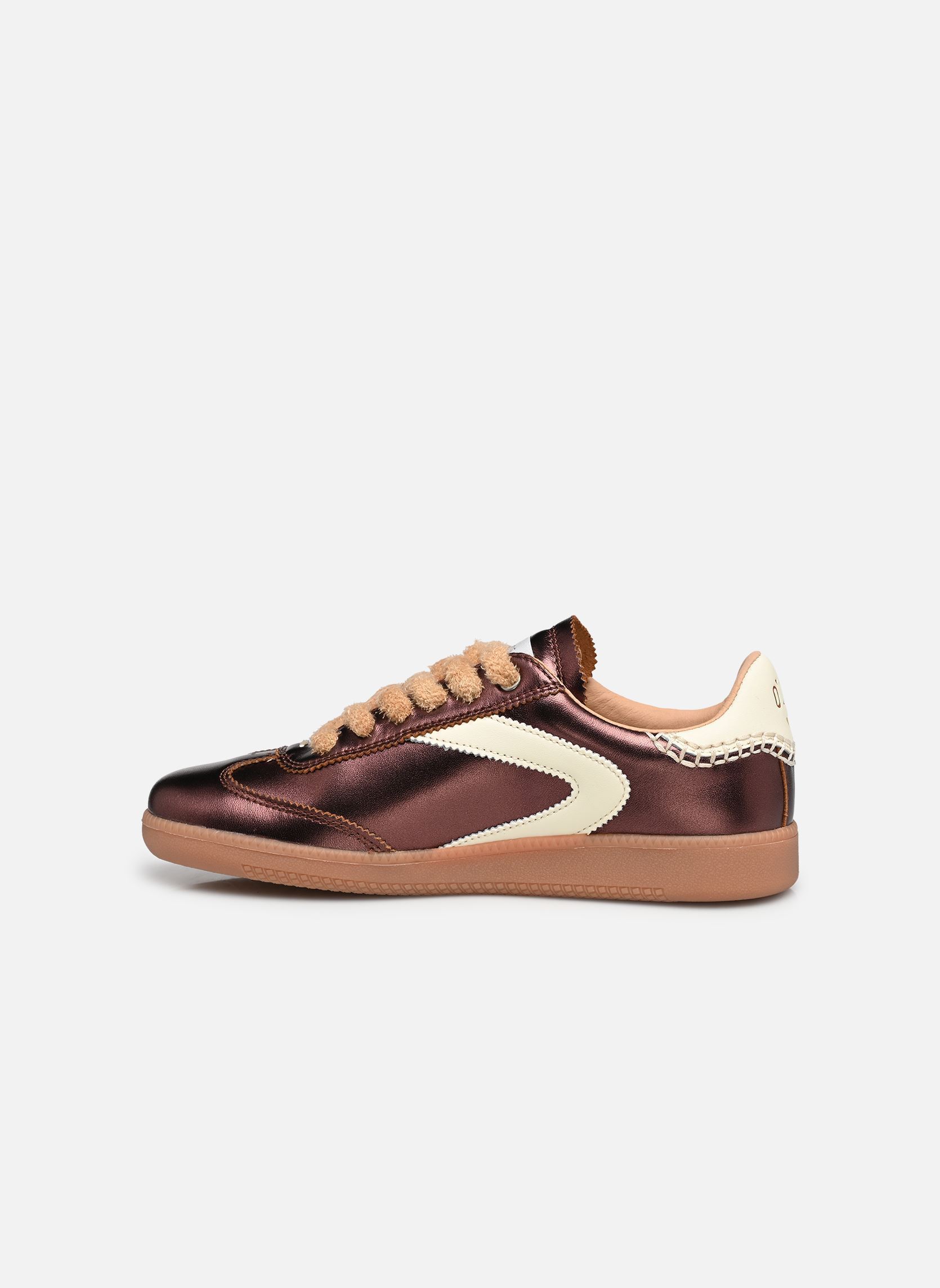 Lage sneakers NOVA dames bruin 0-105 Lage sneakers NOVA dames bruin METALLIC CHOCOLATE