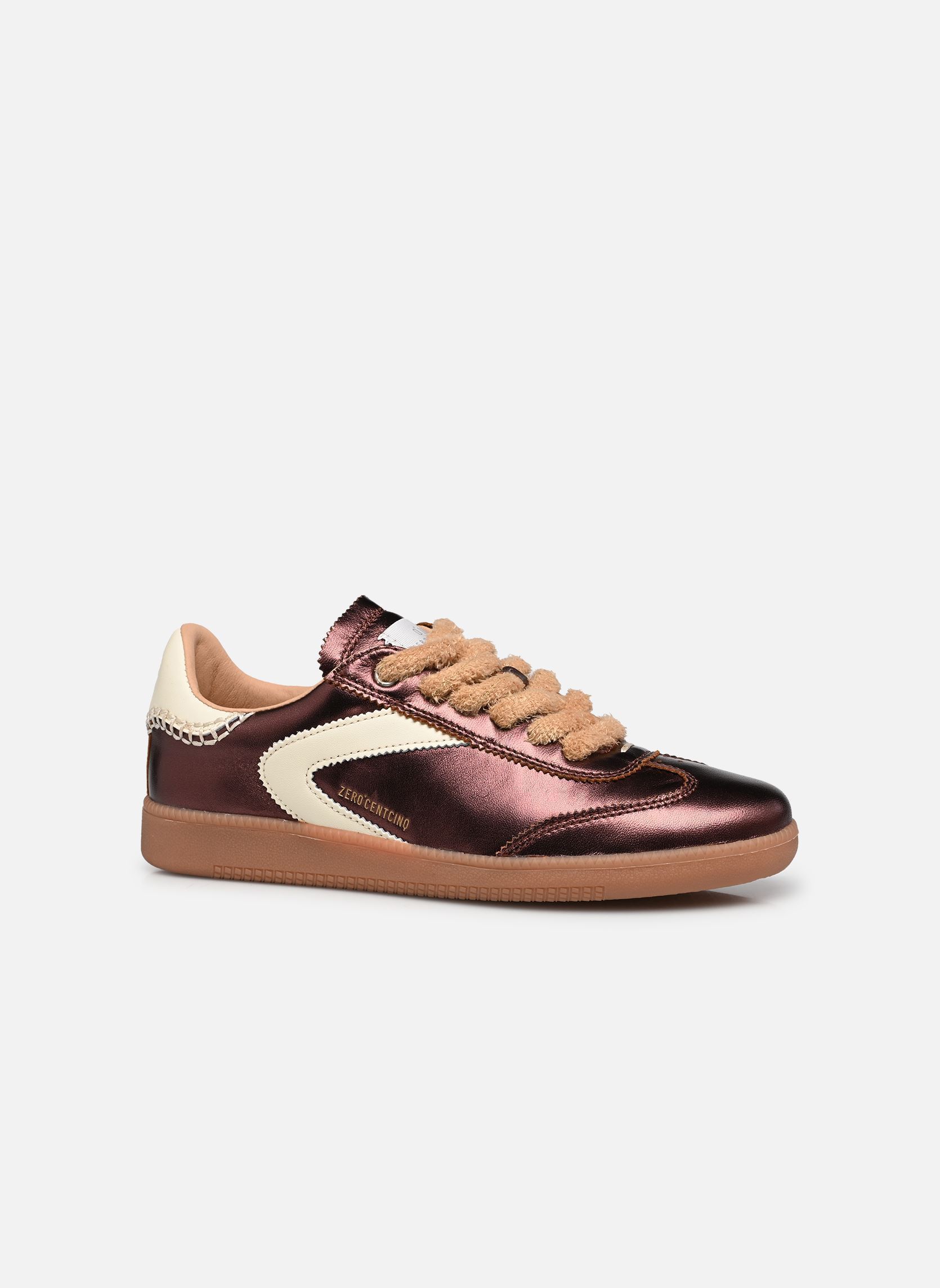 Lage sneakers NOVA dames bruin 0-105 Lage sneakers NOVA dames bruin METALLIC CHOCOLATE