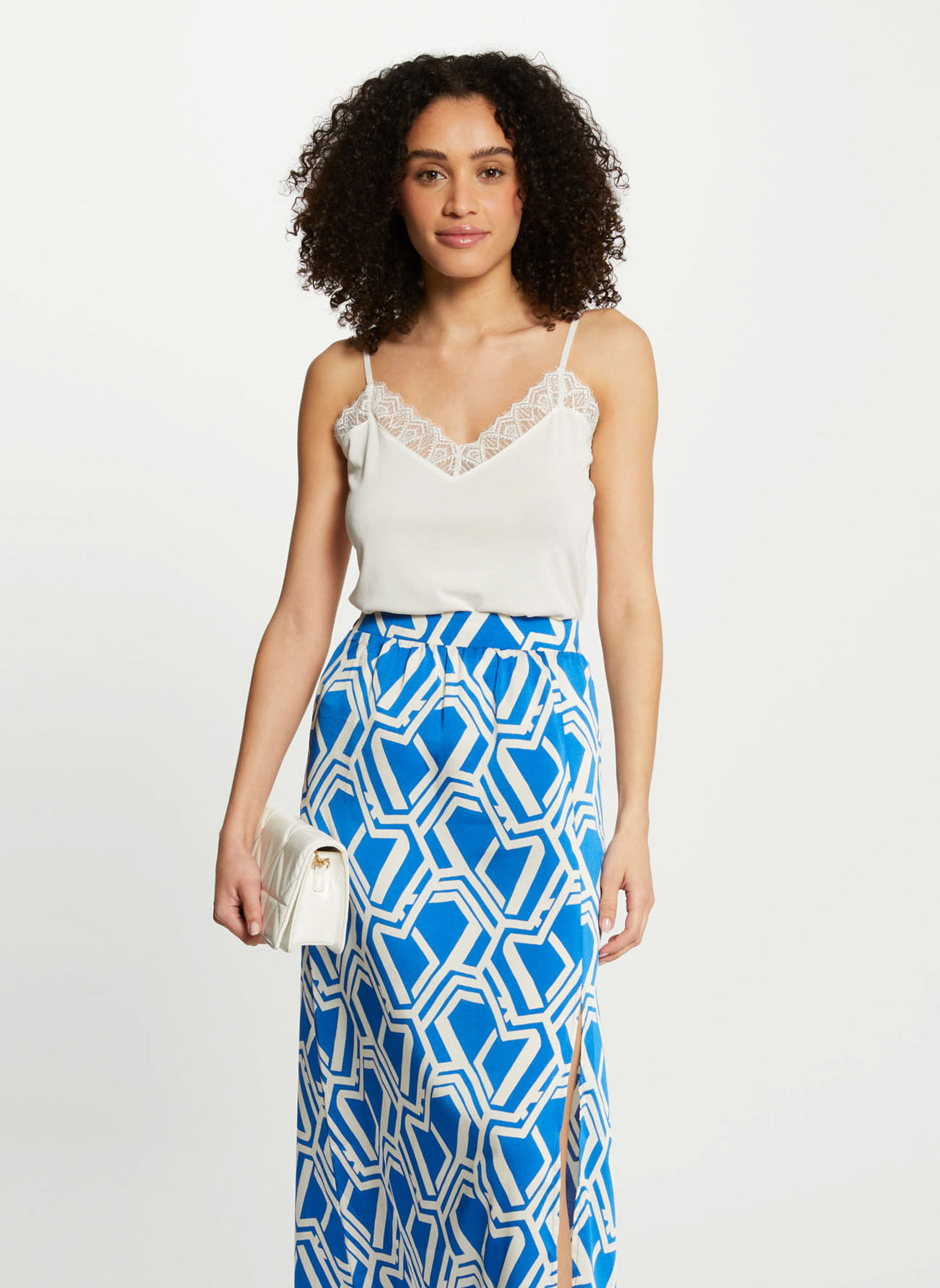 Débardeurs 242-BETINA femme blanc Morgan Débardeurs 242-BETINA femme blanc Blanc