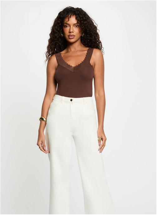 Morgan Tops 242-DNAE femme marron