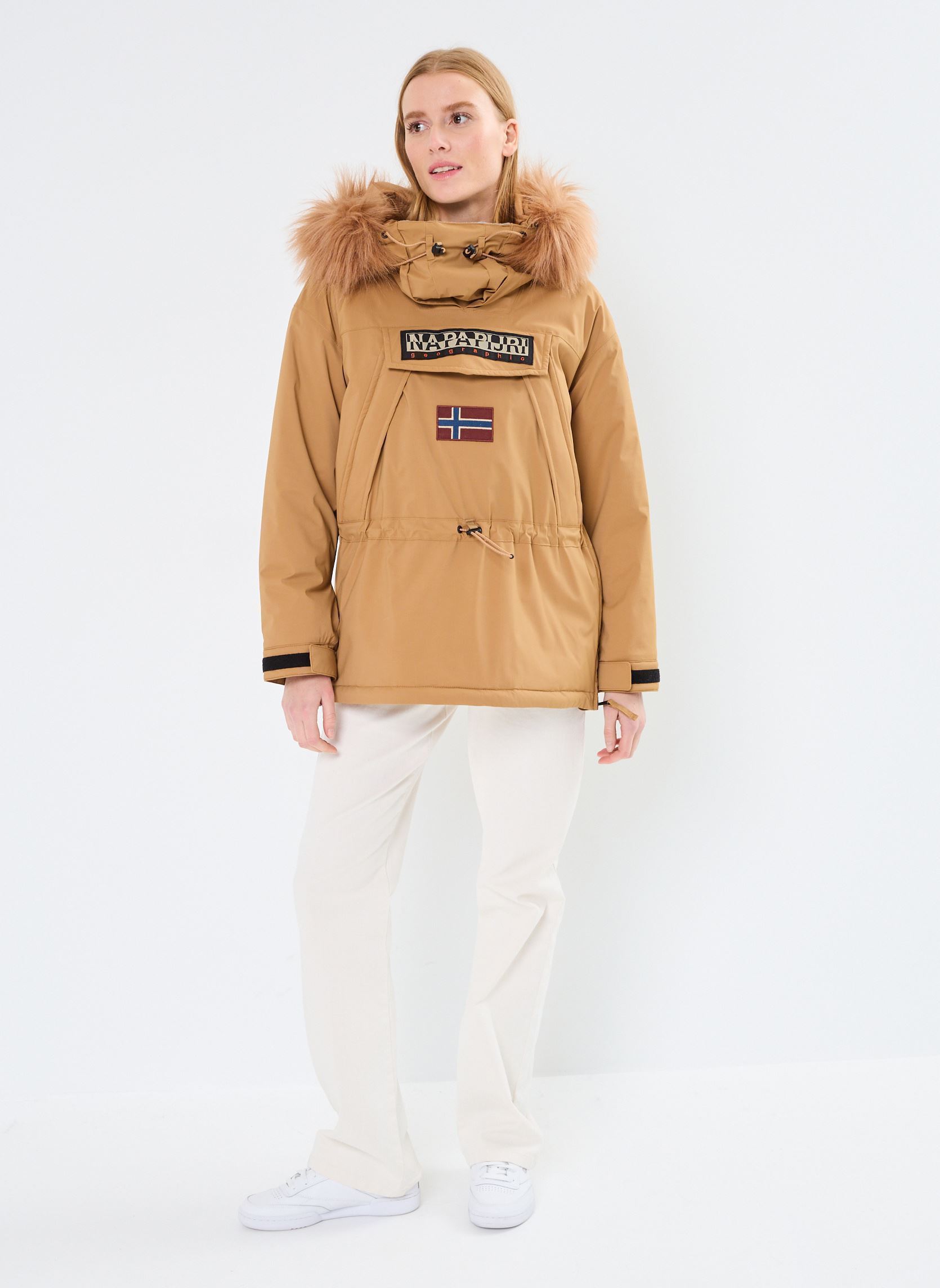 Parkas SKIDOO W 2.0 W0B damen braun Napapijri Parkas SKIDOO W 2.0 W0B damen braun BROWN TOBACCO