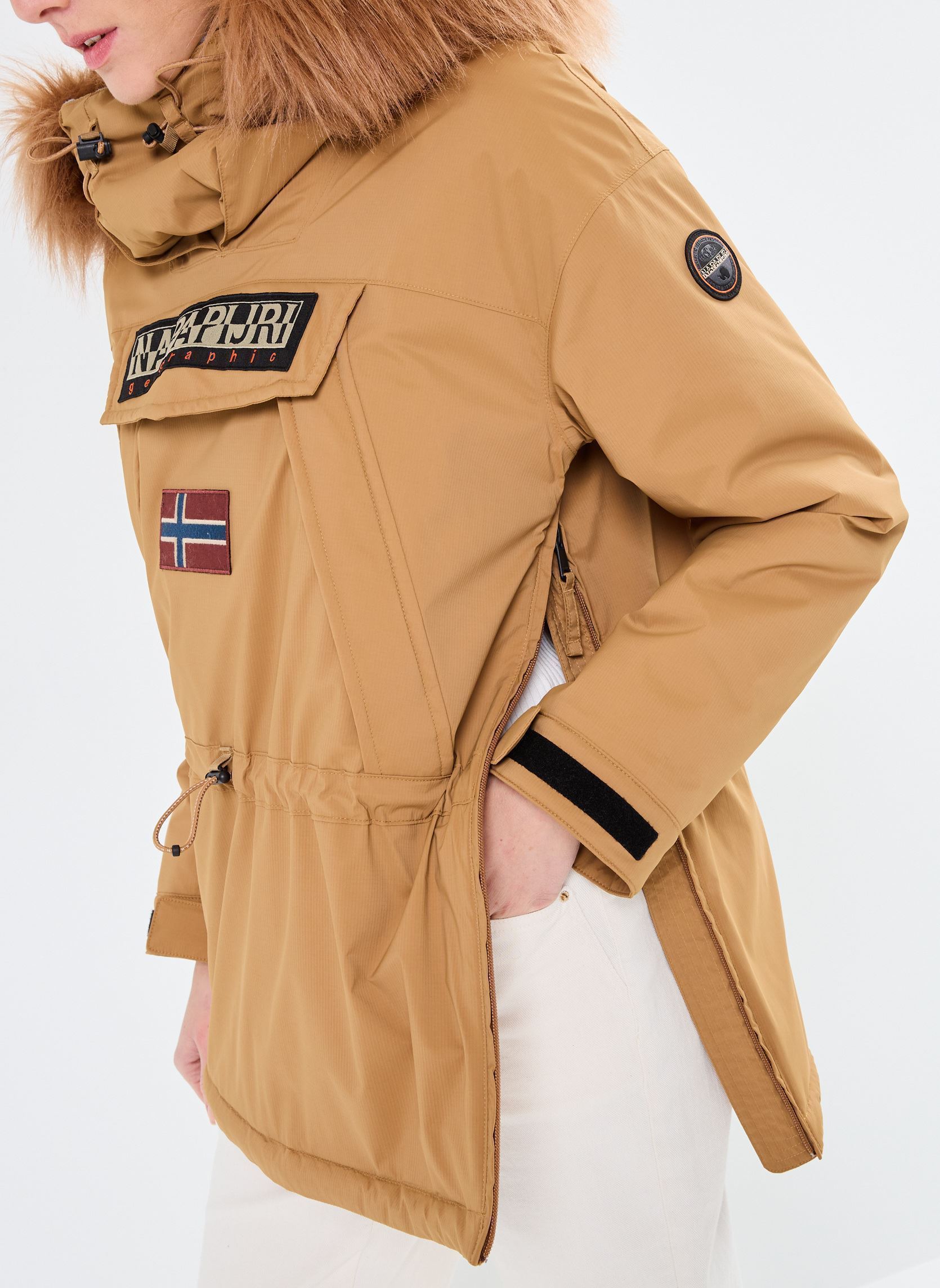 Parkas SKIDOO W 2.0 W0B damen braun Napapijri Parkas SKIDOO W 2.0 W0B damen braun BROWN TOBACCO