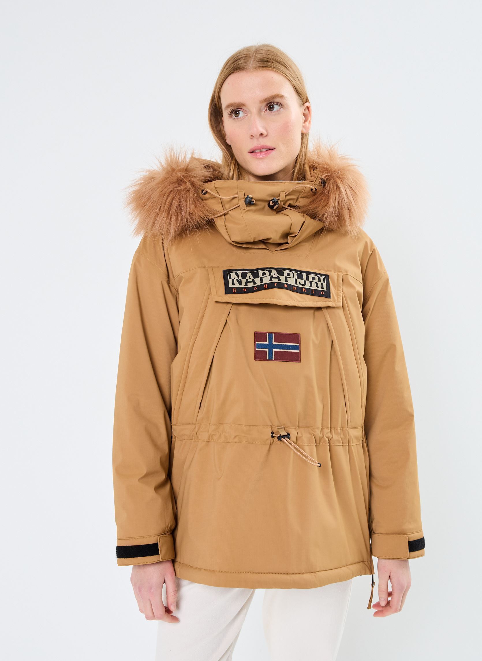 Parkas SKIDOO W 2.0 W0B damen braun Napapijri Parkas SKIDOO W 2.0 W0B damen braun BROWN TOBACCO