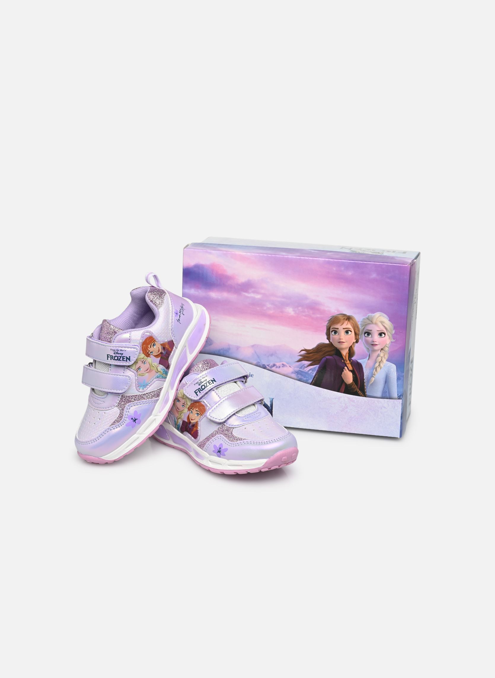 Baskets Baskets FROZEN fille violet MADE BY Baskets Baskets FROZEN fille violet BLANC