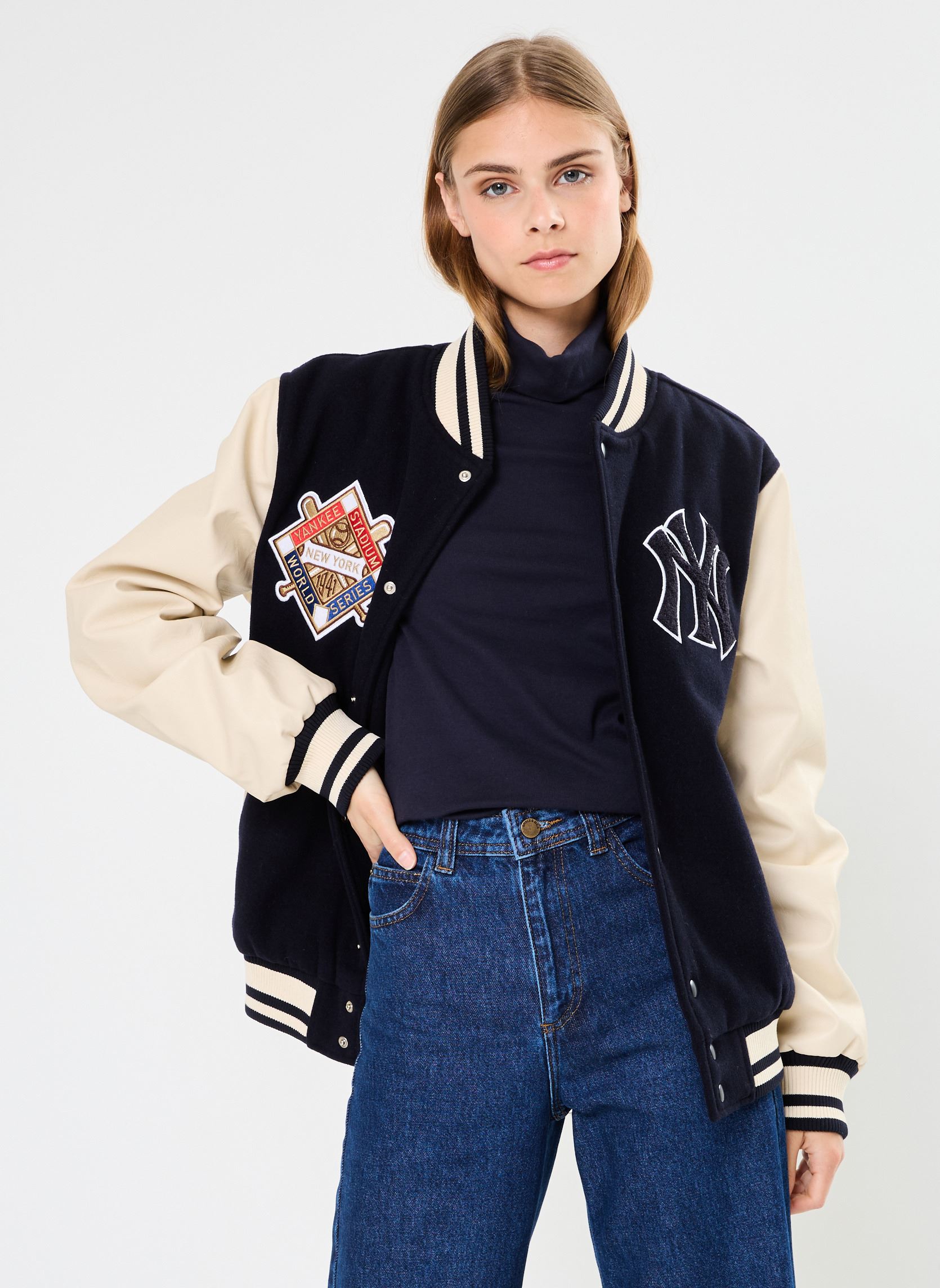 Blousons Varsity Jacket New York Yankees - Unisex femme bleu New Era Blousons Varsity Jacket New York Yankees - Unisex femme bleu NEW YORK YANKEES NVYLTC