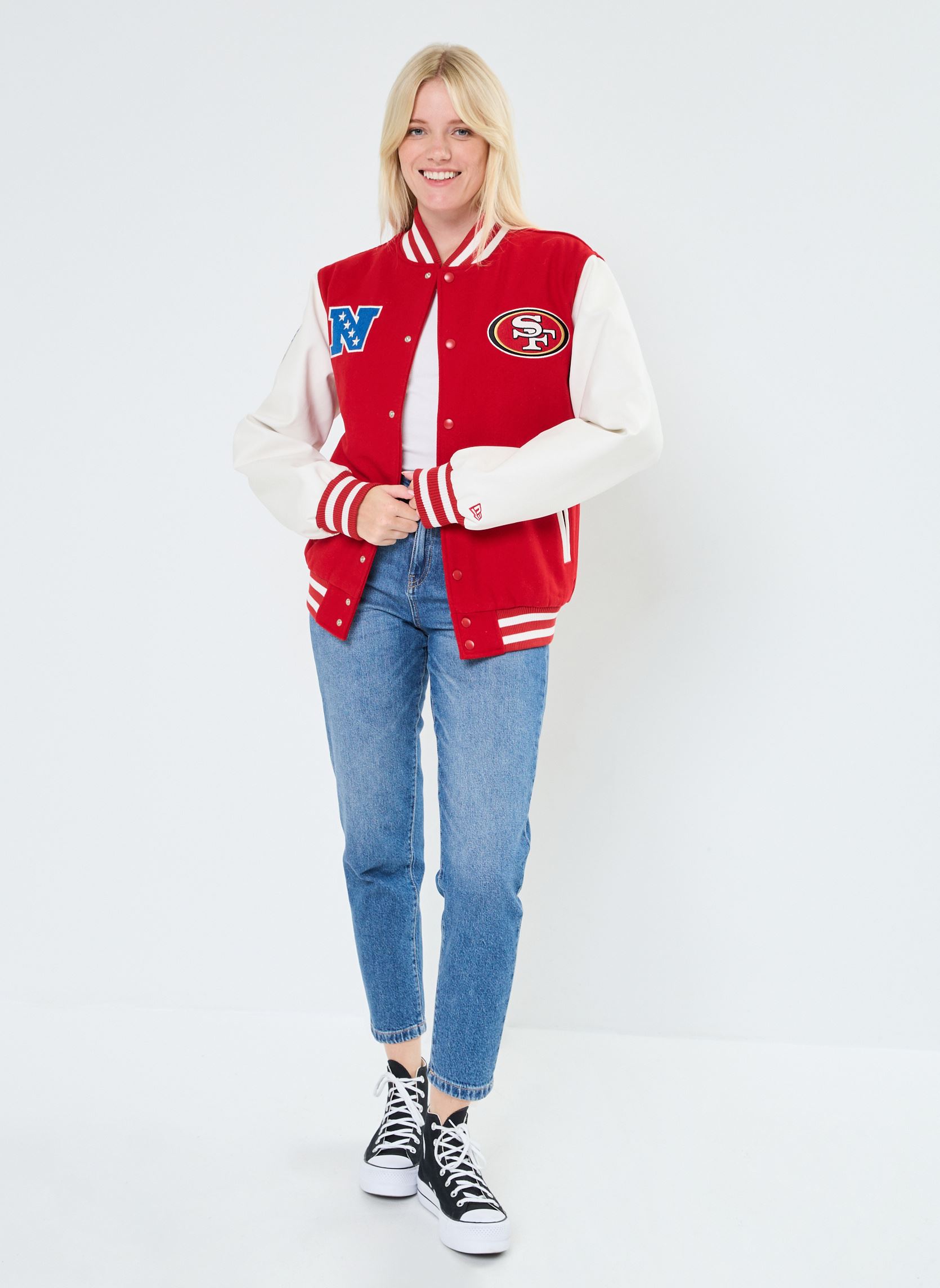 Blousons Varsity Jacket San Fransico 49ers - Unis femme rouge New Era Blousons Varsity Jacket San Fransico 49ers - Unis femme rouge SAN FRANCISCO 49ERS SCAWHI