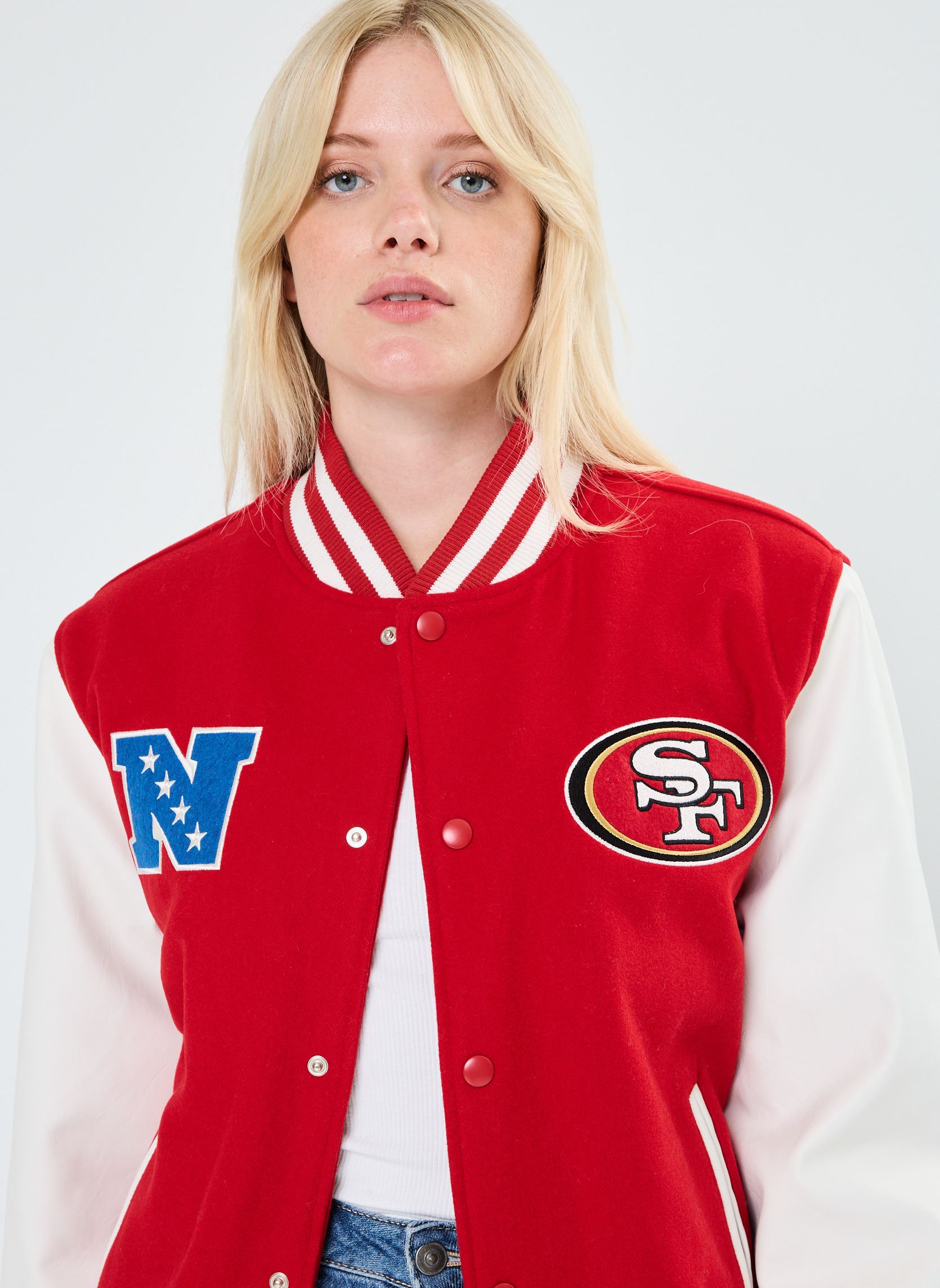 Blousons Varsity Jacket San Fransico 49ers - Unis femme rouge New Era Blousons Varsity Jacket San Fransico 49ers - Unis femme rouge SAN FRANCISCO 49ERS SCAWHI
