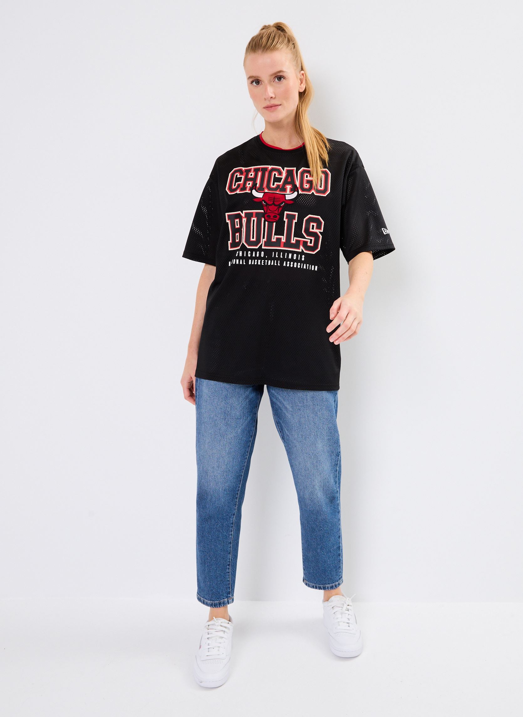 Tee-shirts manches longues Os Mesh Tee Chicago Bulls - Unisexe W femme noir New Era Tee-shirts manches longues Os Mesh Tee Chicago Bulls - Unisexe W femme noir CHICAGO BULLS BLKFDR