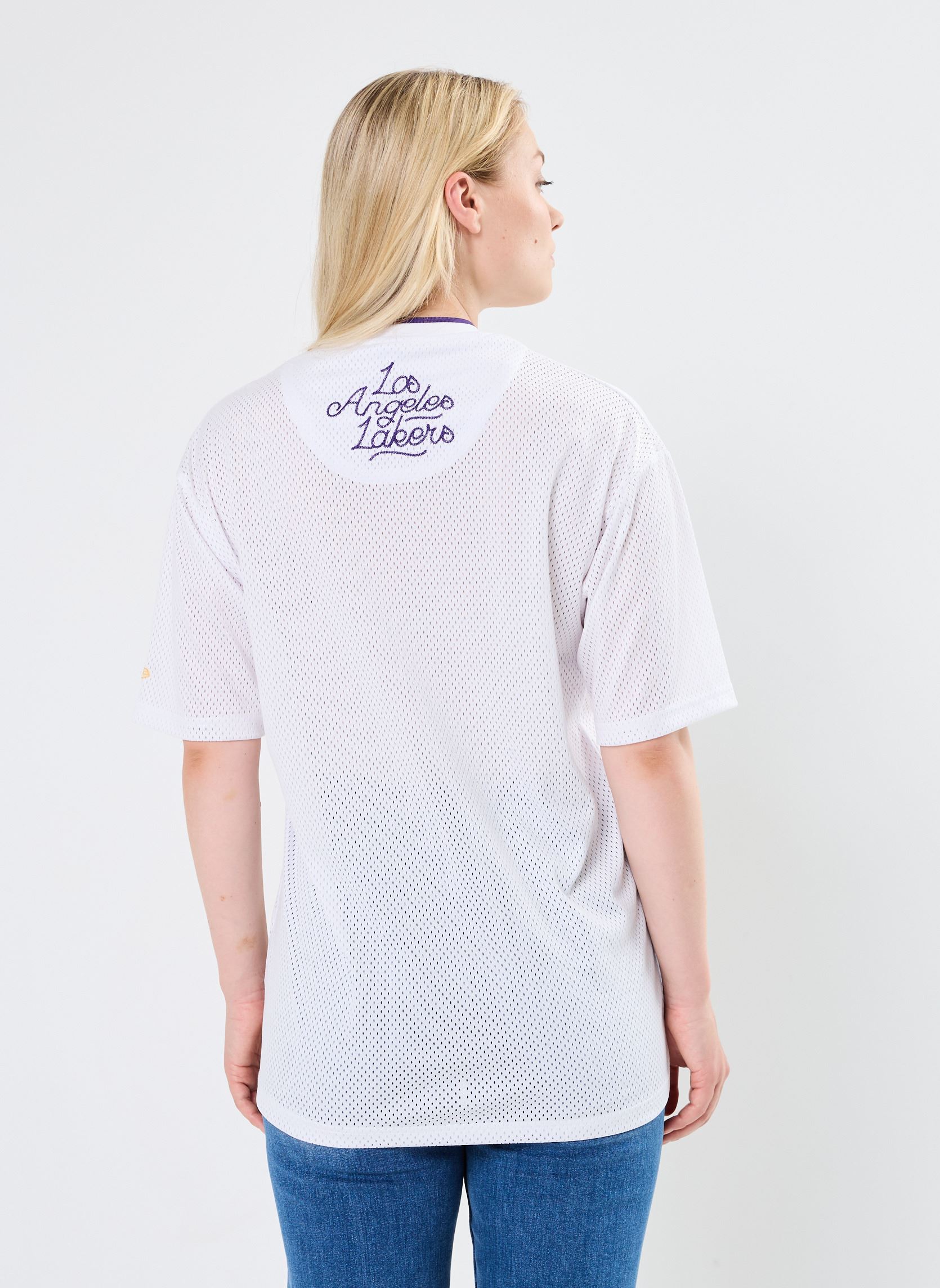 Tee-shirts manches longues Os Mesh Tee Los Angeles Lakers - Unisexe femme blanc New Era Tee-shirts manches longues Os Mesh Tee Los Angeles Lakers - Unisexe femme blanc LOS ANGELES LAKERS WHITRP
