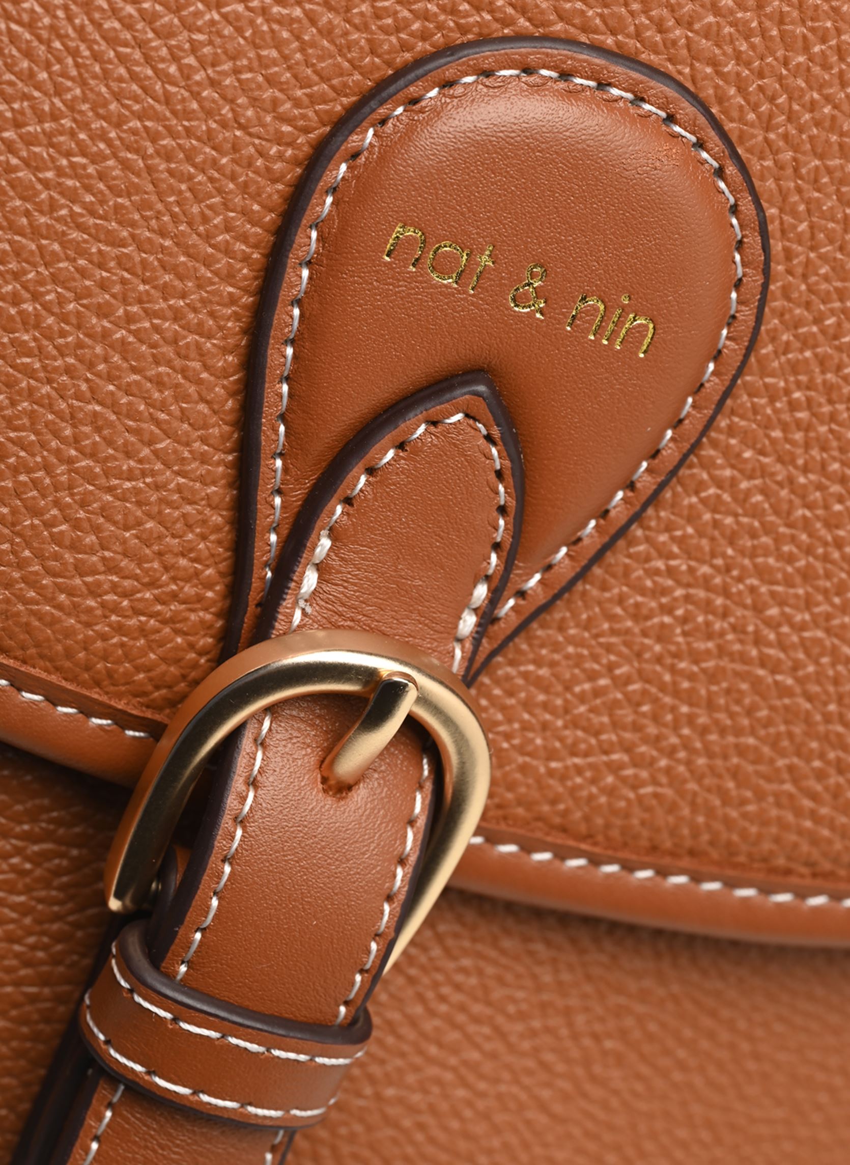 Sacs bandoulière Olivia femme marron Nat & Nin Sacs bandoulière Olivia femme marron NOISETTE