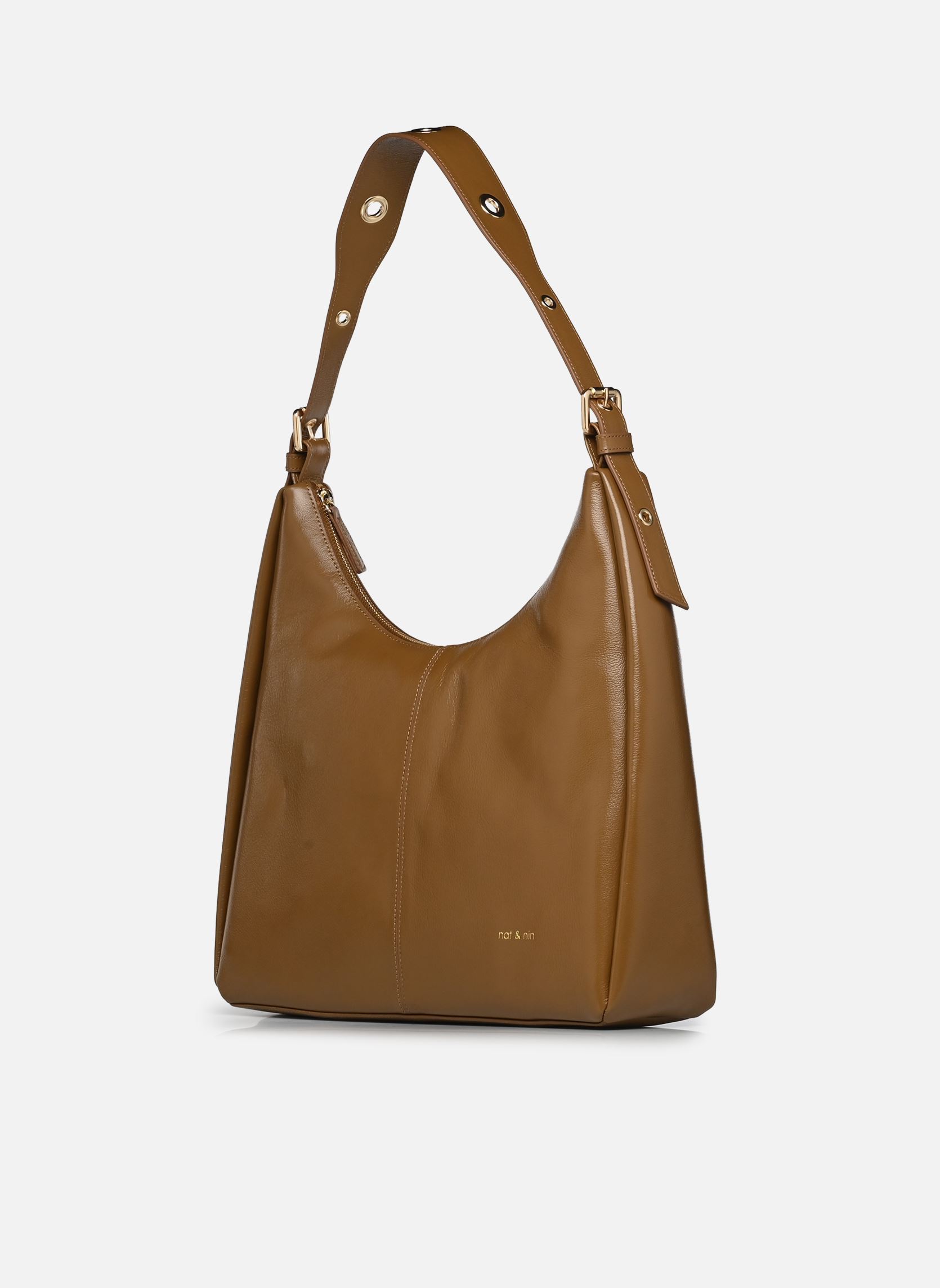 Schoudertassen Tina dames bruin Nat & Nin Schoudertassen Tina dames bruin TABAC