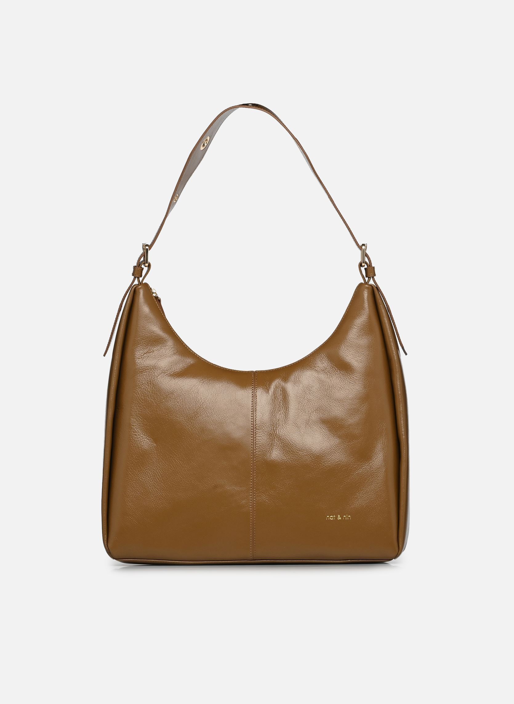 Schoudertassen Tina dames bruin Nat & Nin Schoudertassen Tina dames bruin TABAC