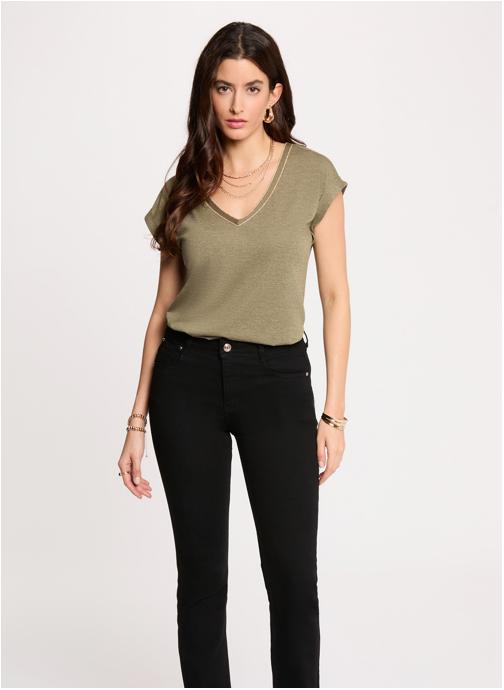 Morgan Tee-shirts 242-DAYA femme vert