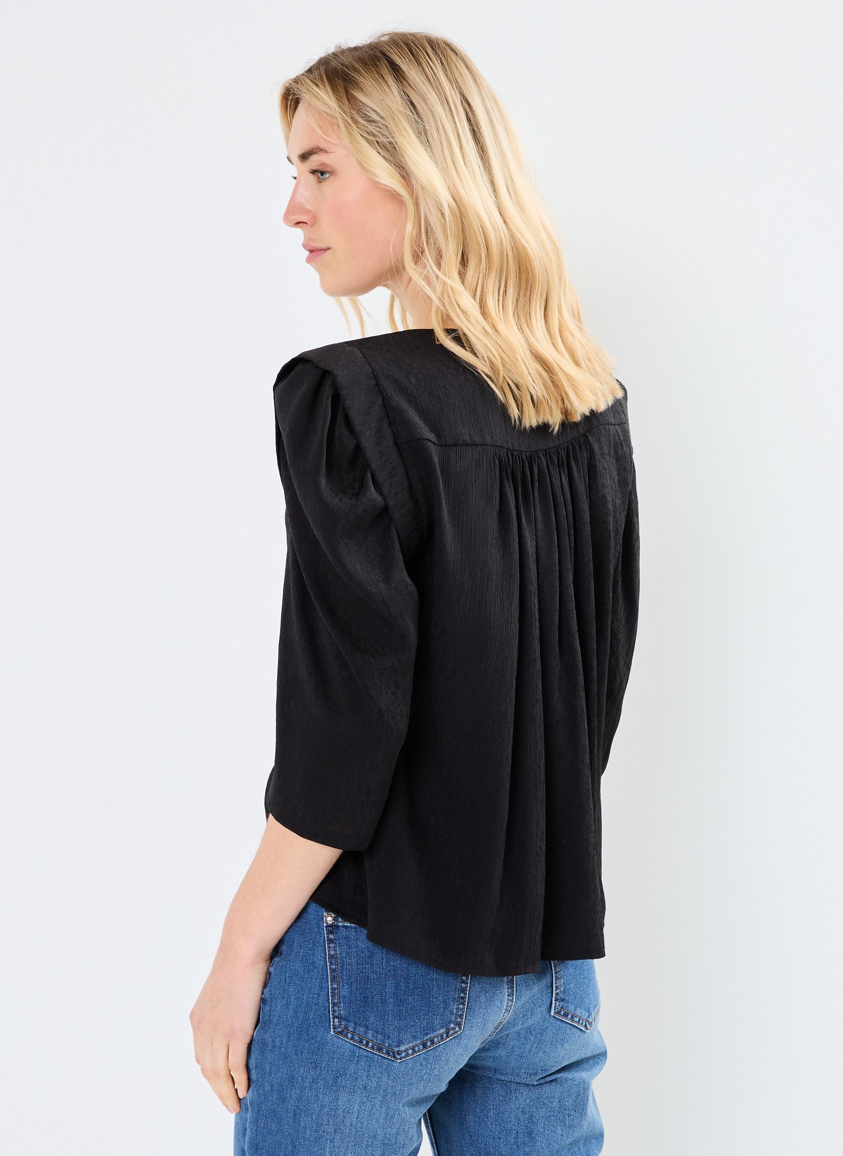 Chemises manches longues CELINA femme noir Georgia Rose Chemises manches longues CELINA femme noir NOIR