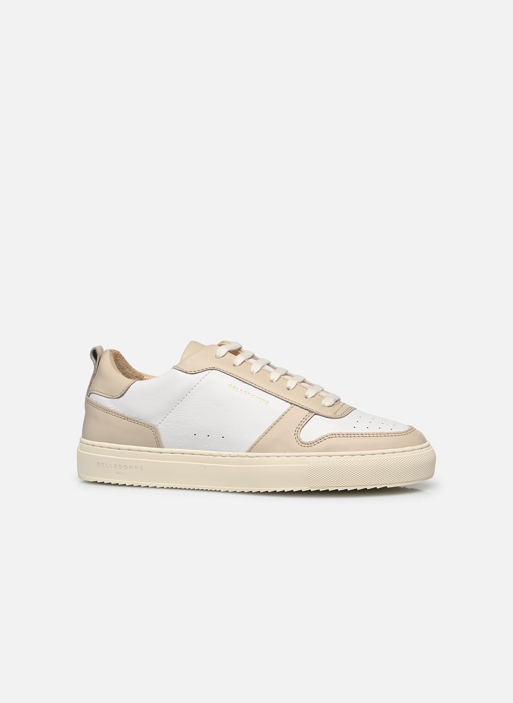 Baskets B0 RETRO W femme blanc Belledonne Paris Baskets B0 RETRO W femme blanc Beige