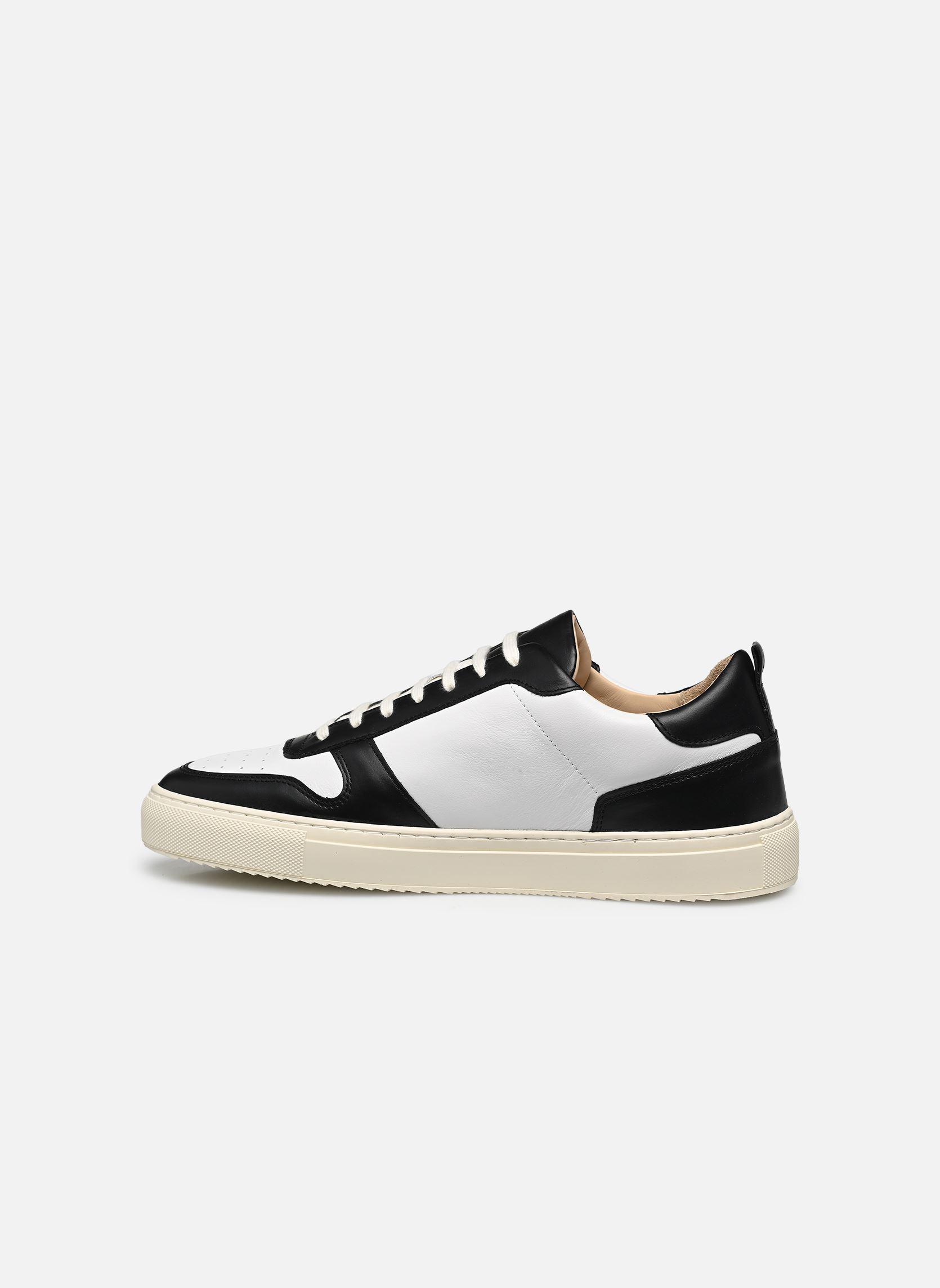 Baskets B0 RETRO M homme blanc Belledonne Paris Baskets B0 RETRO M homme blanc Black