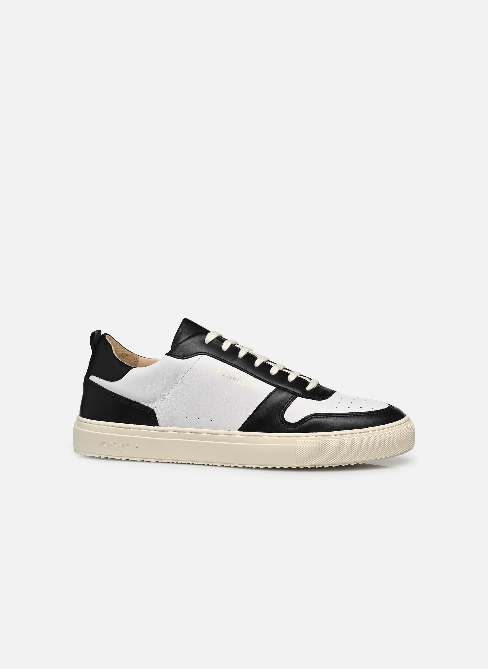 Baskets B0 RETRO M homme blanc Belledonne Paris Baskets B0 RETRO M homme blanc Black