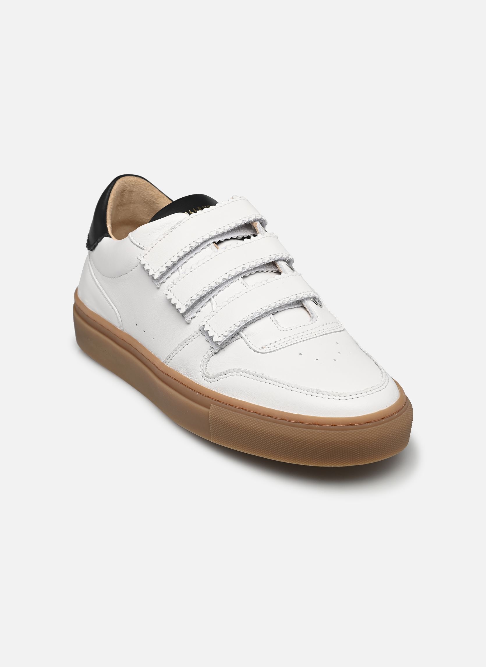 Baskets B0 VELCRO W femme blanc Belledonne Paris Baskets B0 VELCRO W femme blanc White black