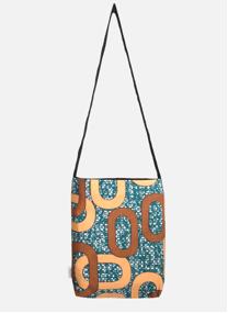 Sacs bandoulière Tote bag velcro moyen format femme bleu