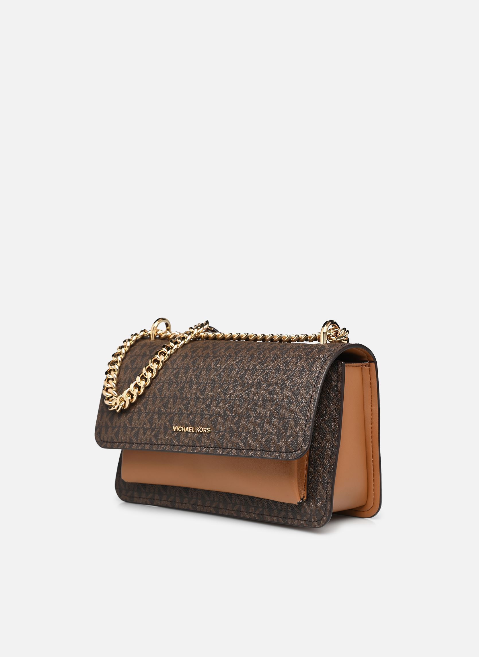 Schoudertassen CLAIRE LG SHOULDER dames bruin Michael Michael Kors Schoudertassen CLAIRE LG SHOULDER dames bruin BRN/ACORN