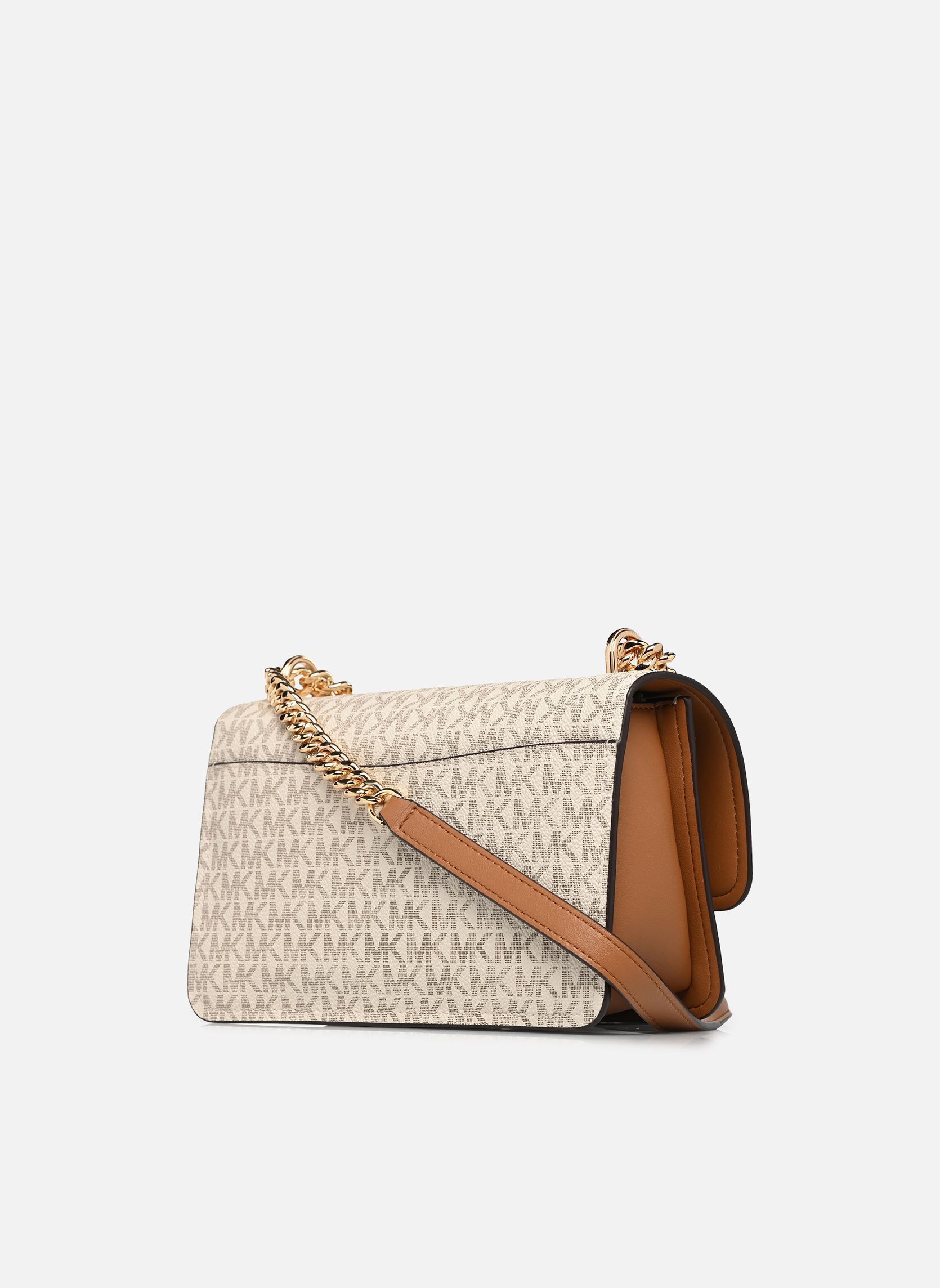 Sacs bandoulière CLAIRE LG SHOULDER femme marron Michael Michael Kors Sacs bandoulière CLAIRE LG SHOULDER femme marron VANILLA/ACRN