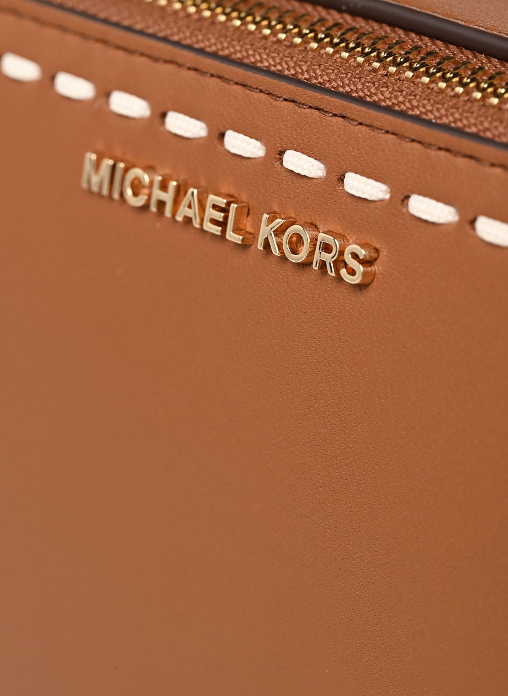 Sacs bandoulière JET SET SM DBL ZP CAMRA XBODY femme marron Michael Michael Kors Sacs bandoulière JET SET SM DBL ZP CAMRA XBODY femme marron LUGGAGE