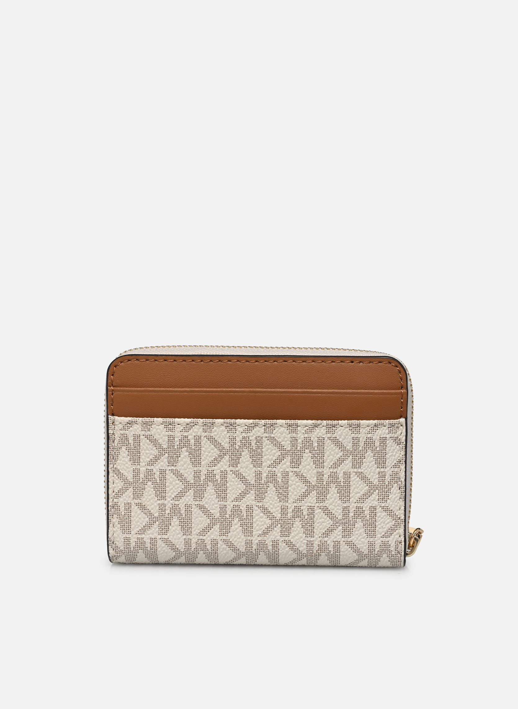 Portemonnees met rits JET SET SM ZA COIN CARD CASE dames wit Michael Michael Kors Portemonnees met rits JET SET SM ZA COIN CARD CASE dames wit VANILLA/ACRN