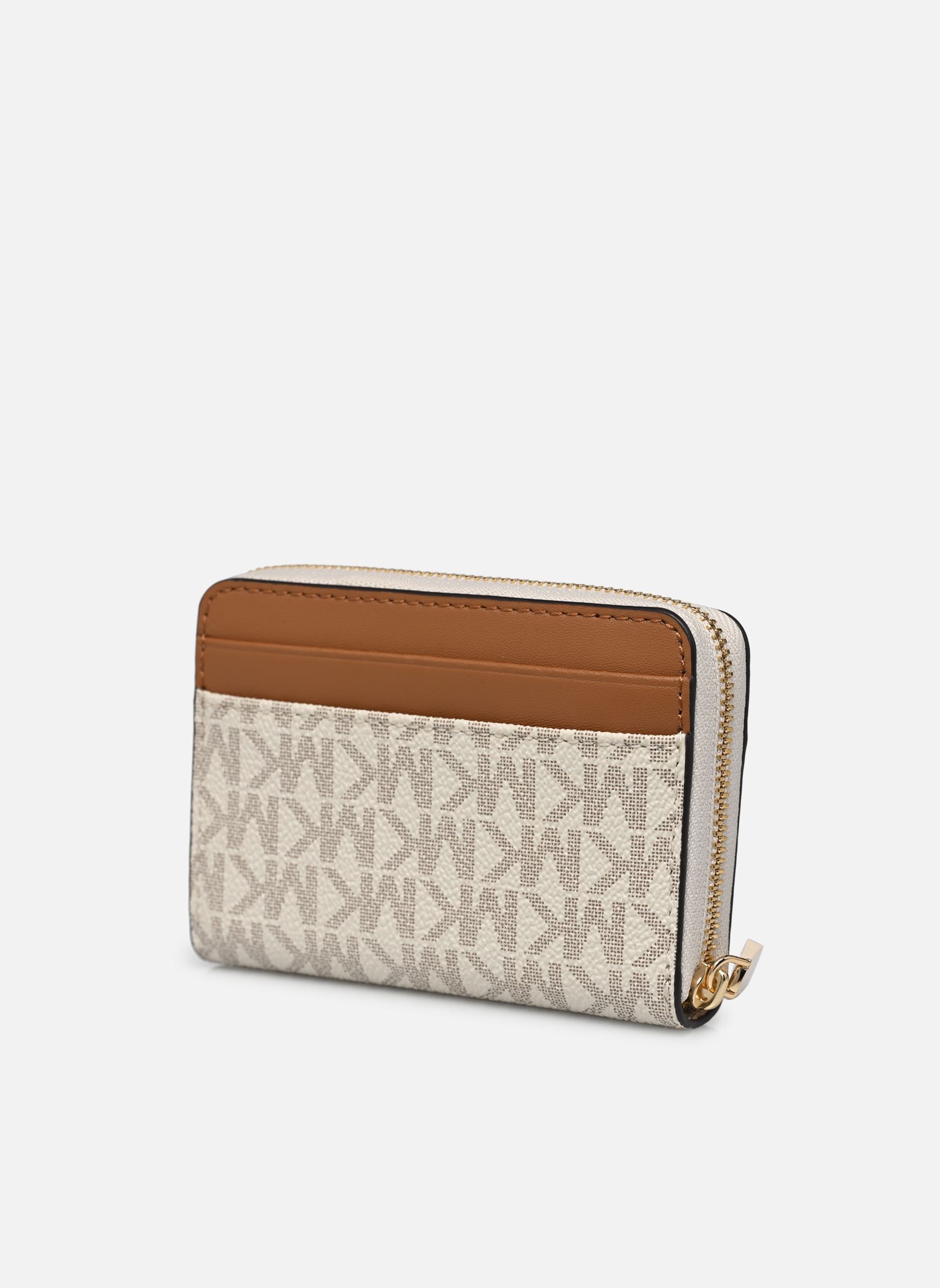 Portemonnees met rits JET SET SM ZA COIN CARD CASE dames wit Michael Michael Kors Portemonnees met rits JET SET SM ZA COIN CARD CASE dames wit VANILLA/ACRN