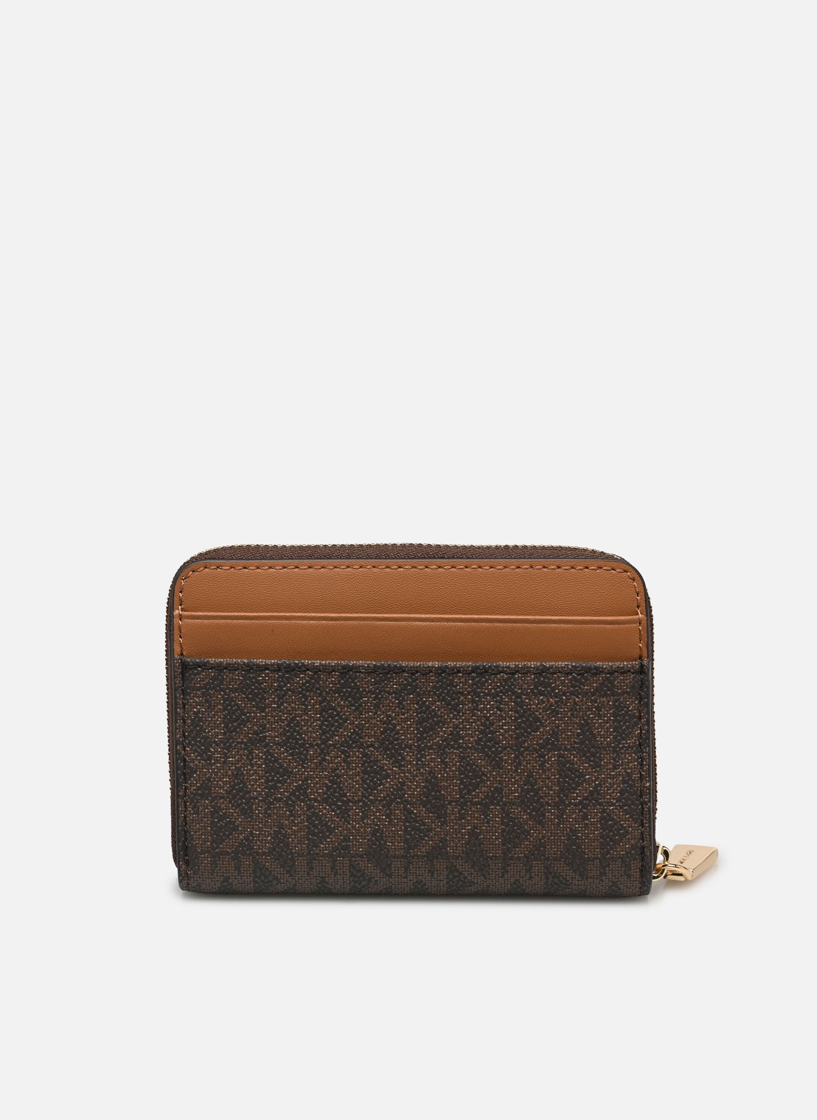 Portemonnees met rits JET SET SM ZA COIN CARD CASE dames bruin Michael Michael Kors Portemonnees met rits JET SET SM ZA COIN CARD CASE dames bruin BRN/ACORN