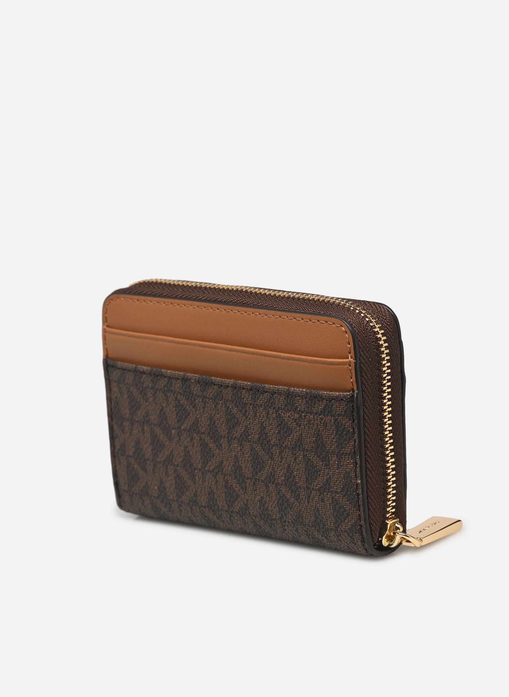 Portemonnees met rits JET SET SM ZA COIN CARD CASE dames bruin Michael Michael Kors Portemonnees met rits JET SET SM ZA COIN CARD CASE dames bruin BRN/ACORN